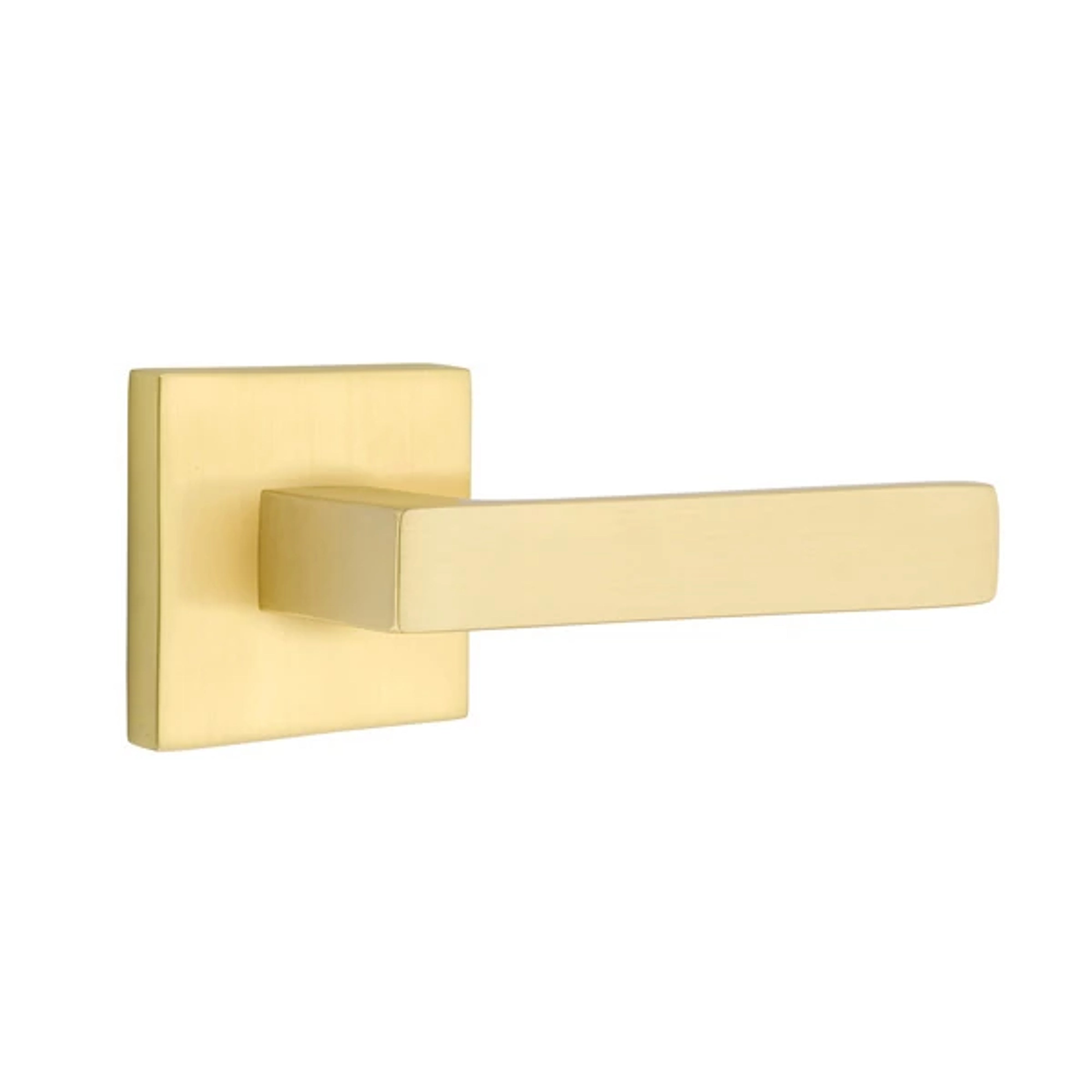 Emtek Concealed Fastener Dumont Lever Set with Square Rosette