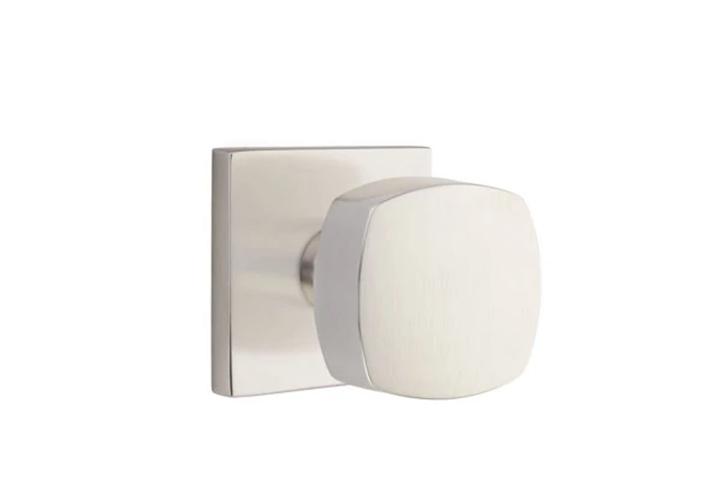 Emtek Concealed Fastener Freestone Knob Set with Square Rosette