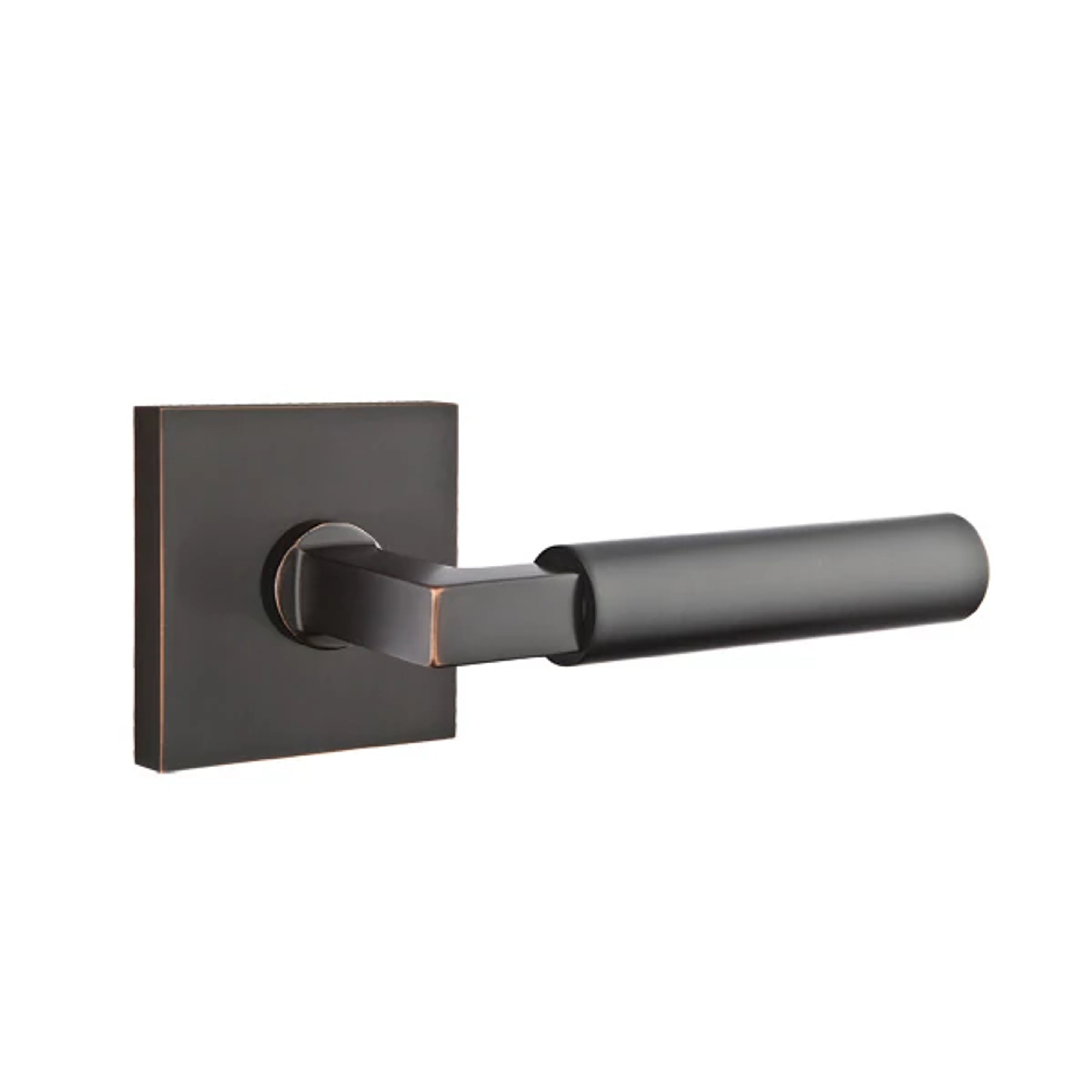 Emtek Concealed Fastener Hercules Lever Set with Square Rosette