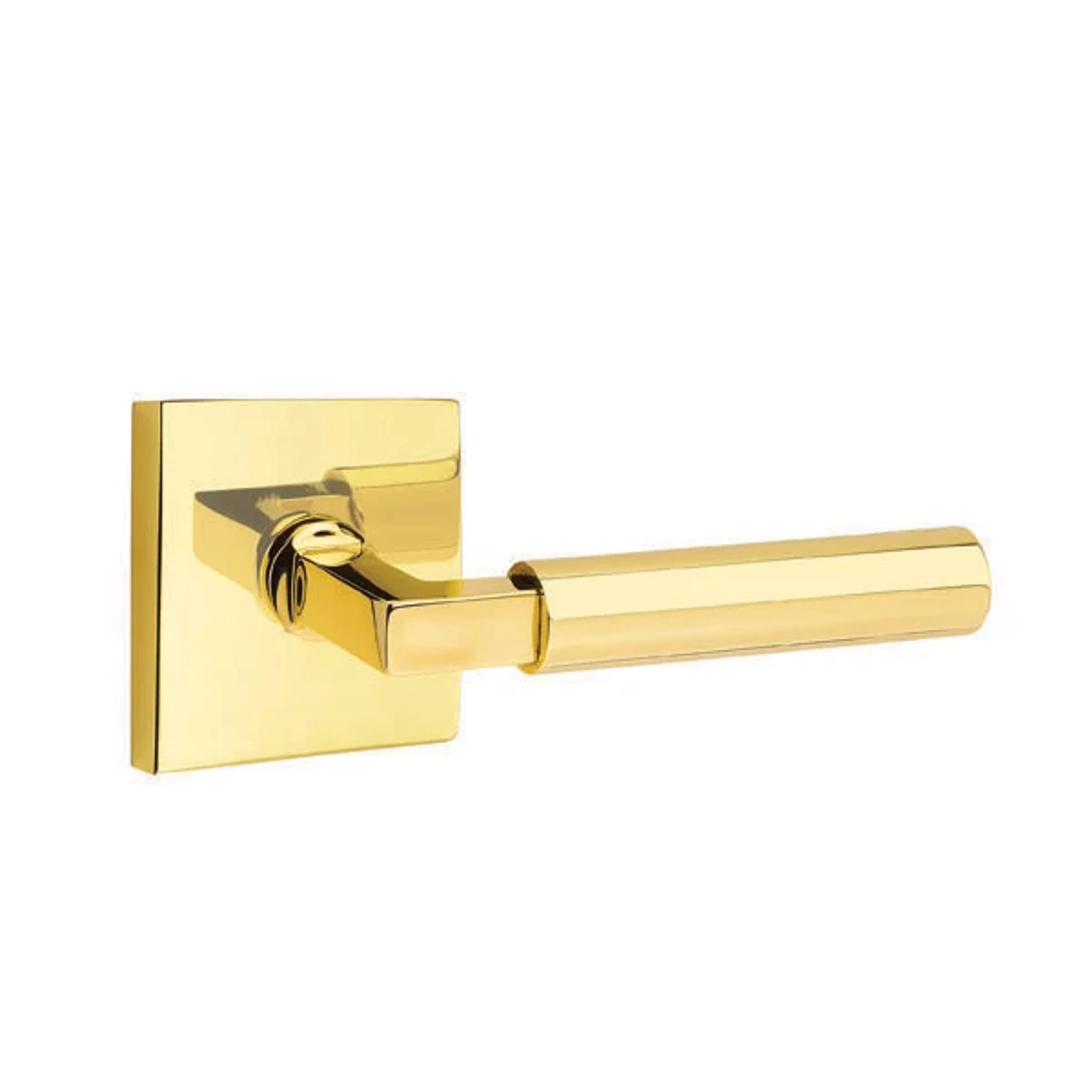 Emtek Concealed Fastener Hercules Lever Set with Square Rosette