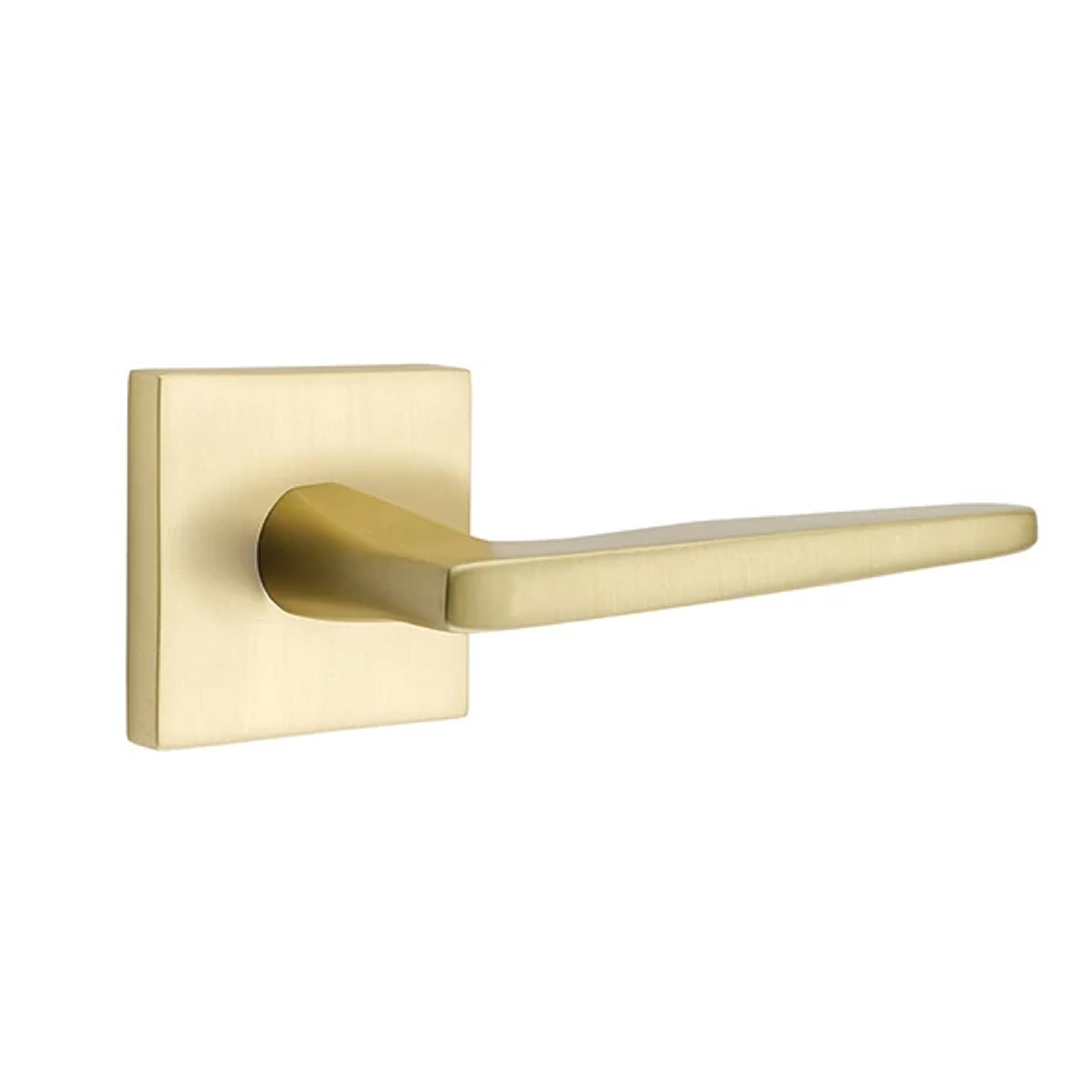 Emtek Hermes Lever Set with Square Rosette