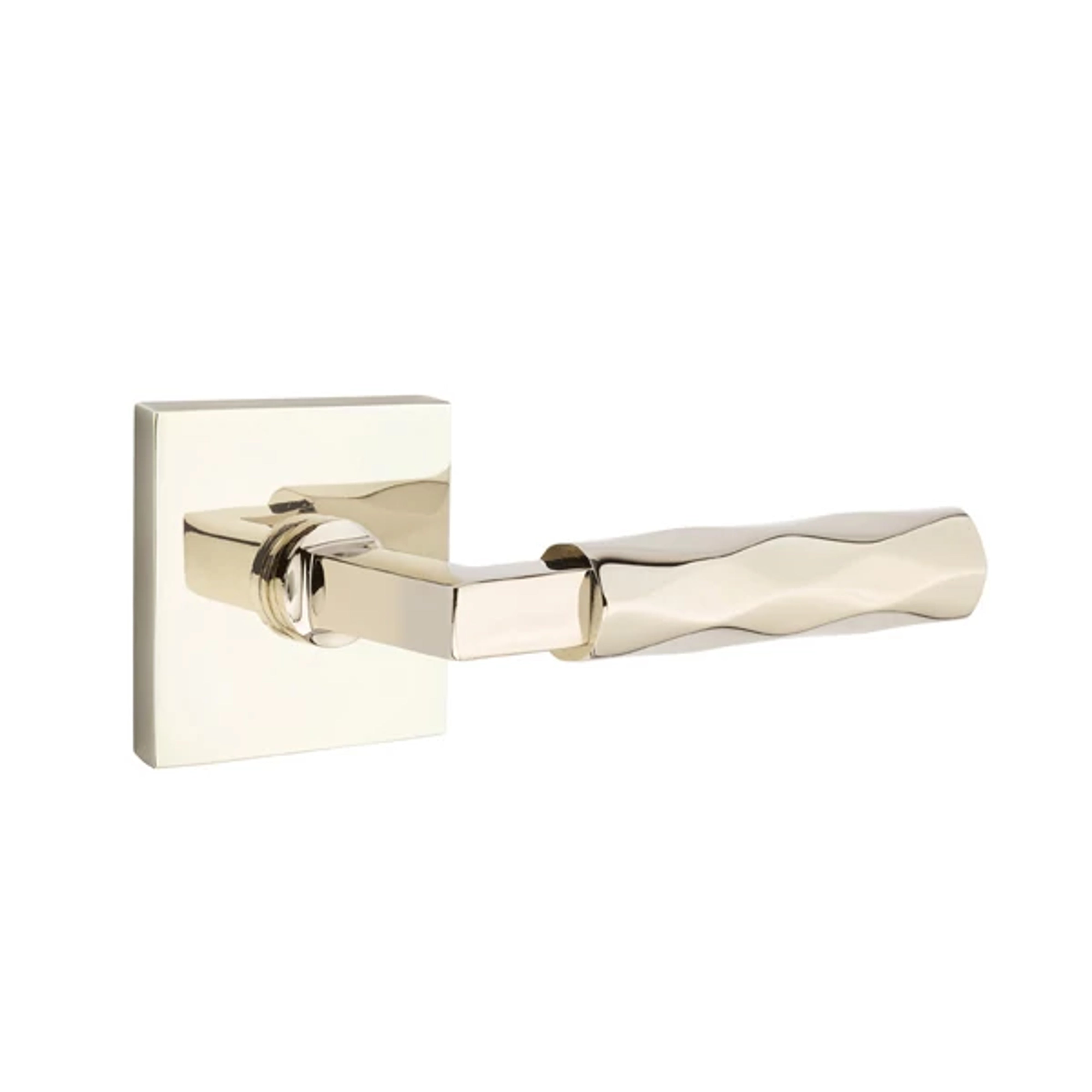 Emtek Select L-Square Tribeca Lever Set with Square Rosette