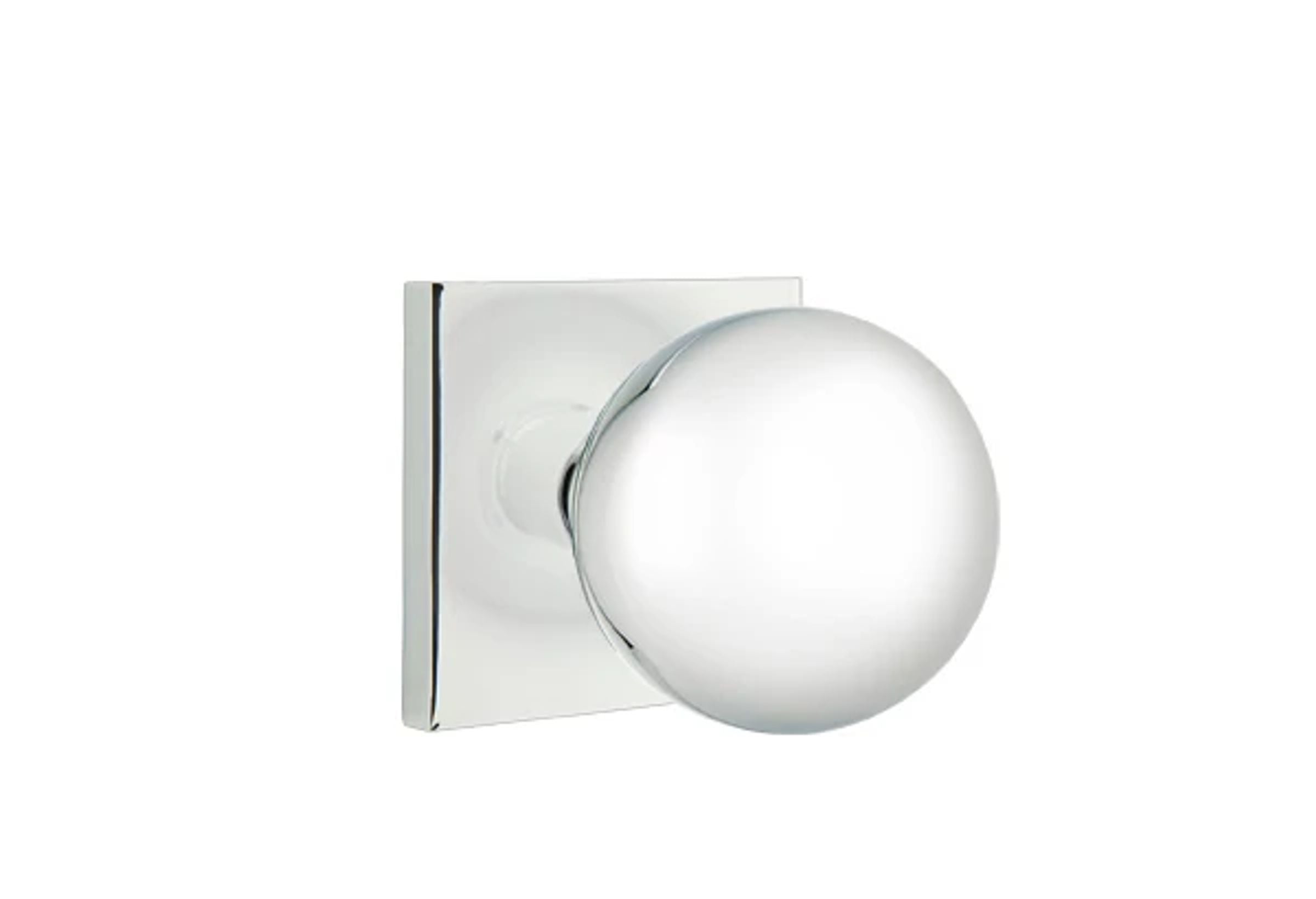 Emtek Orb Knob Set with Square Rosette