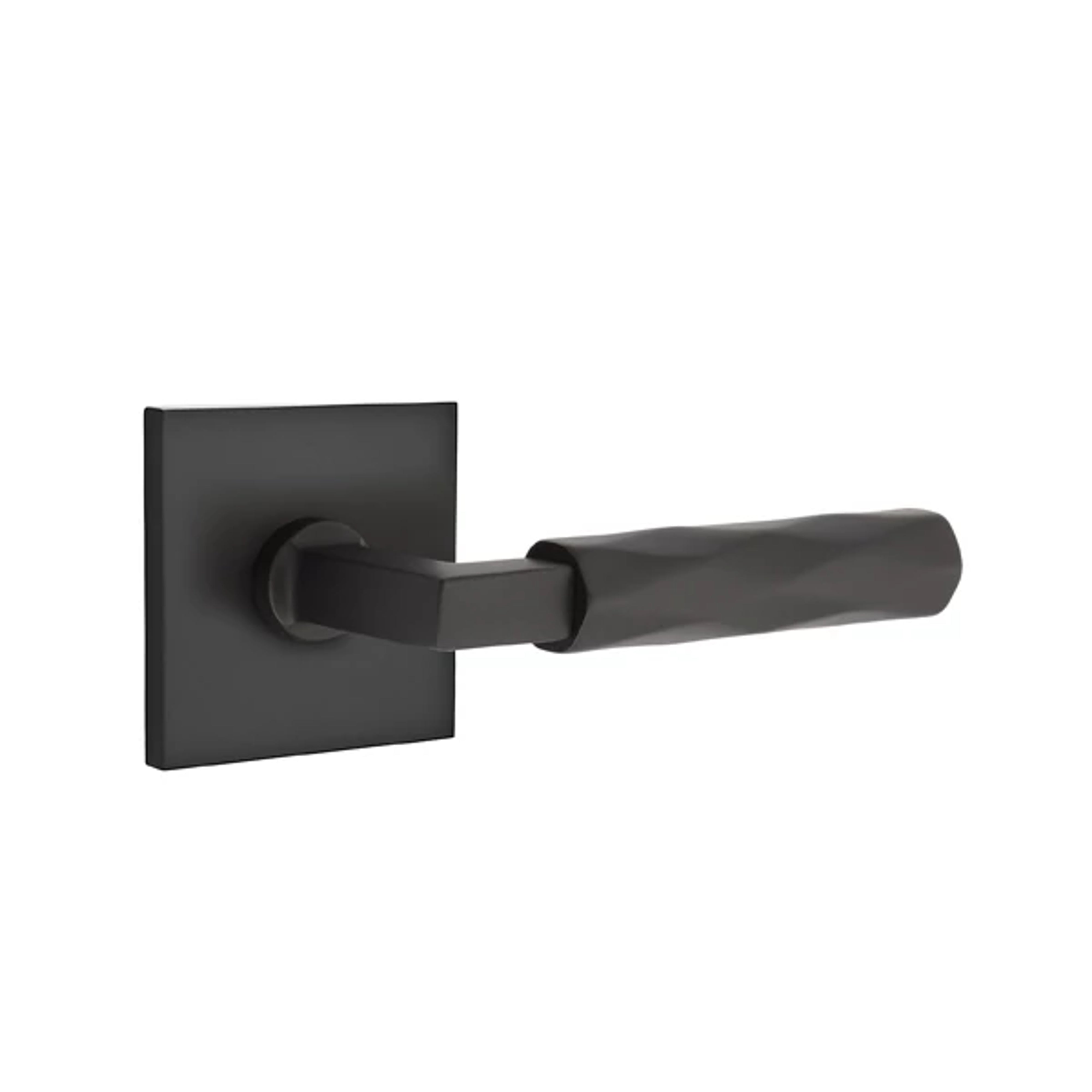 Emtek Select L-Square Tribeca Lever Set with Square Rosette