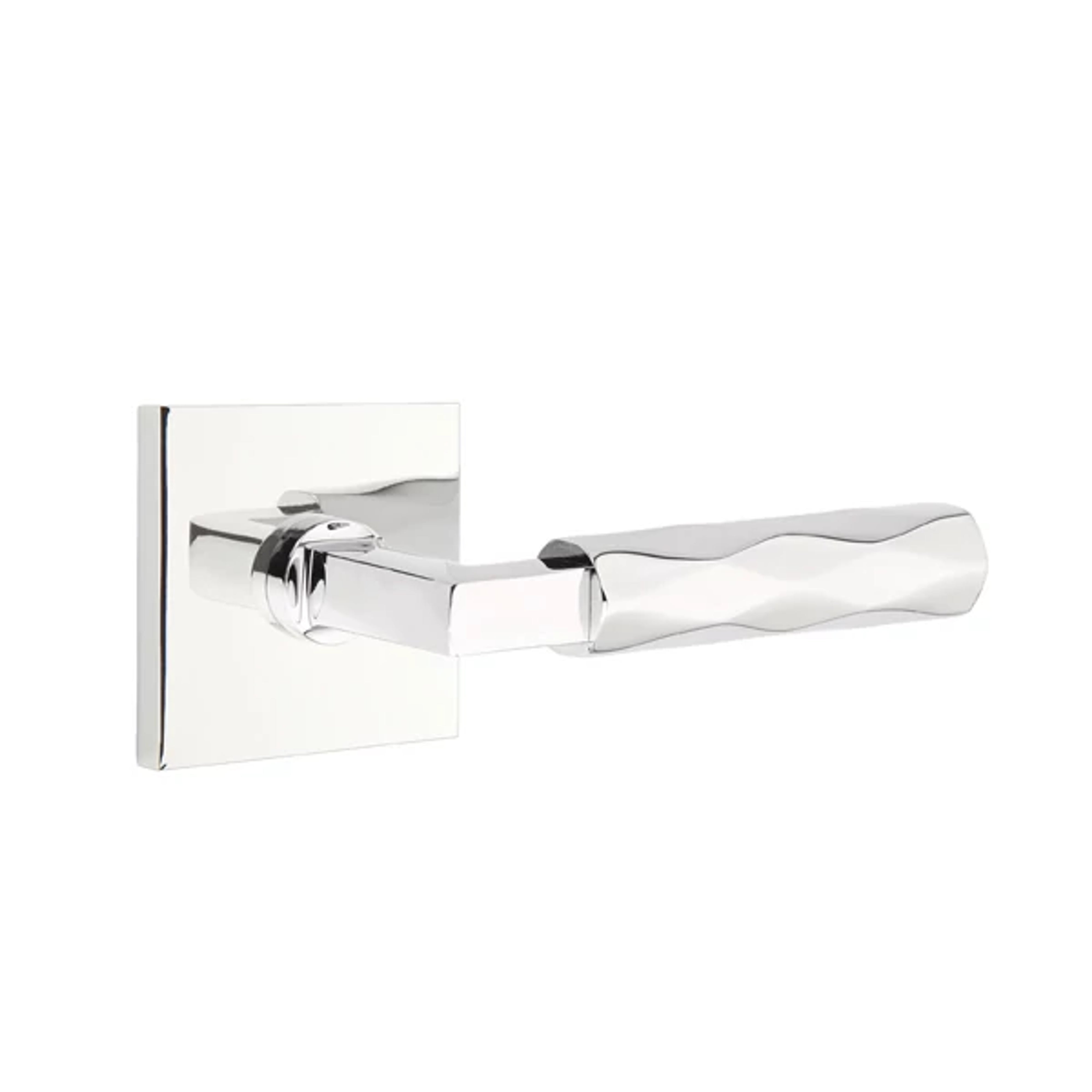 Emtek Select L-Square Tribeca Lever Set with Square Rosette