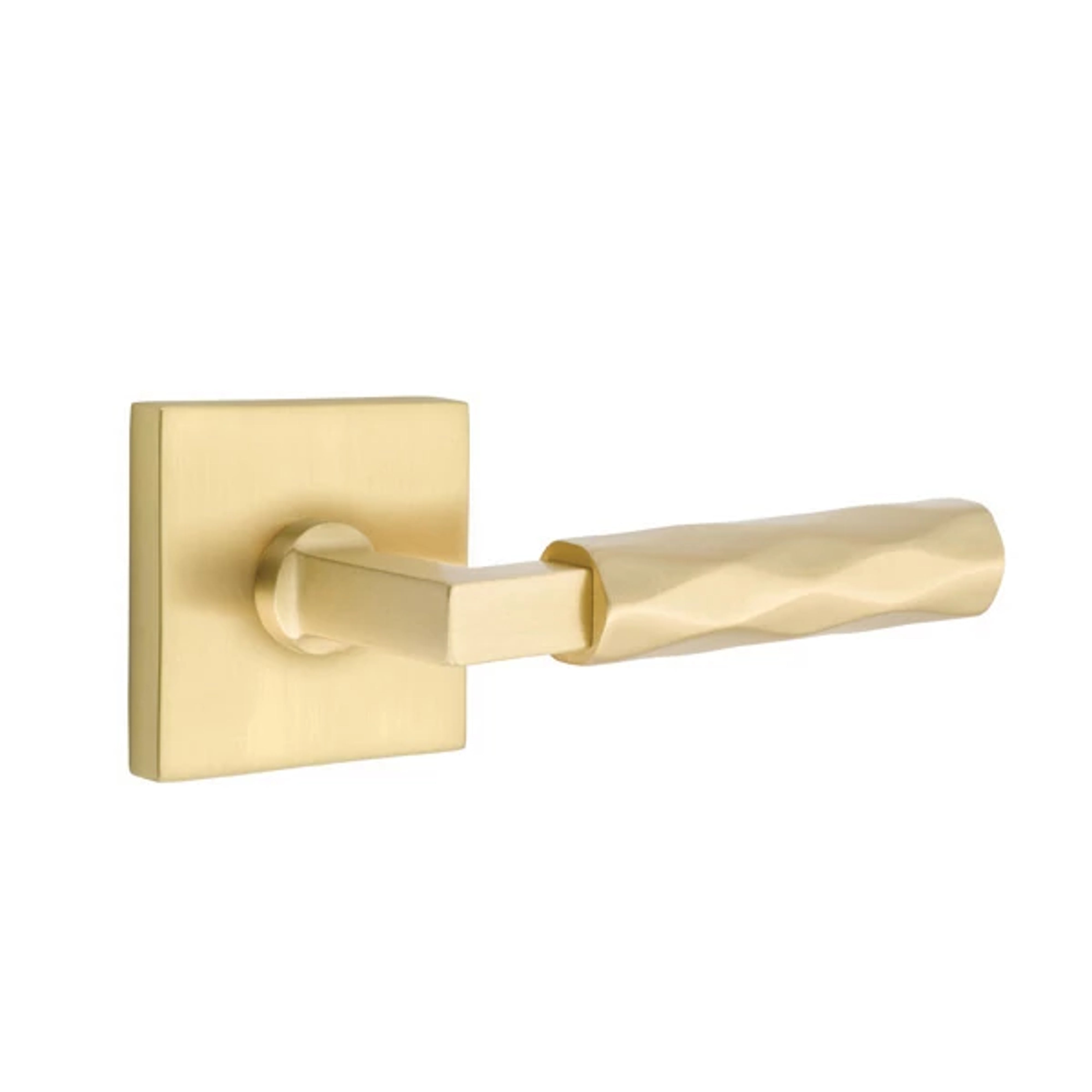 Emtek Select L-Square Tribeca Lever Set with Square Rosette
