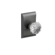 Emtek Astoria Glass Knob Set with Neos Rosette