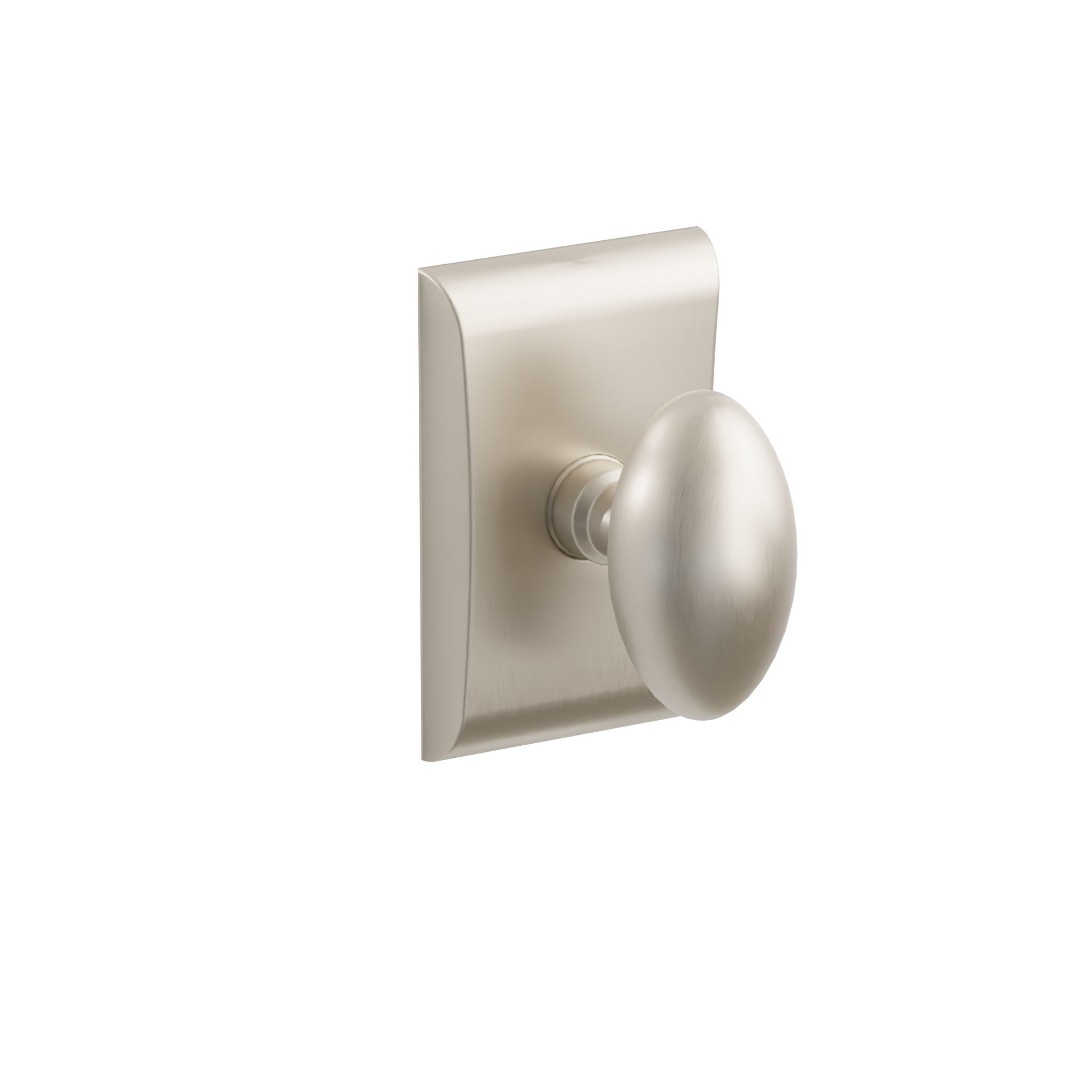 Emtek Concealed Fastener Egg Knob Set With Neos Rosette