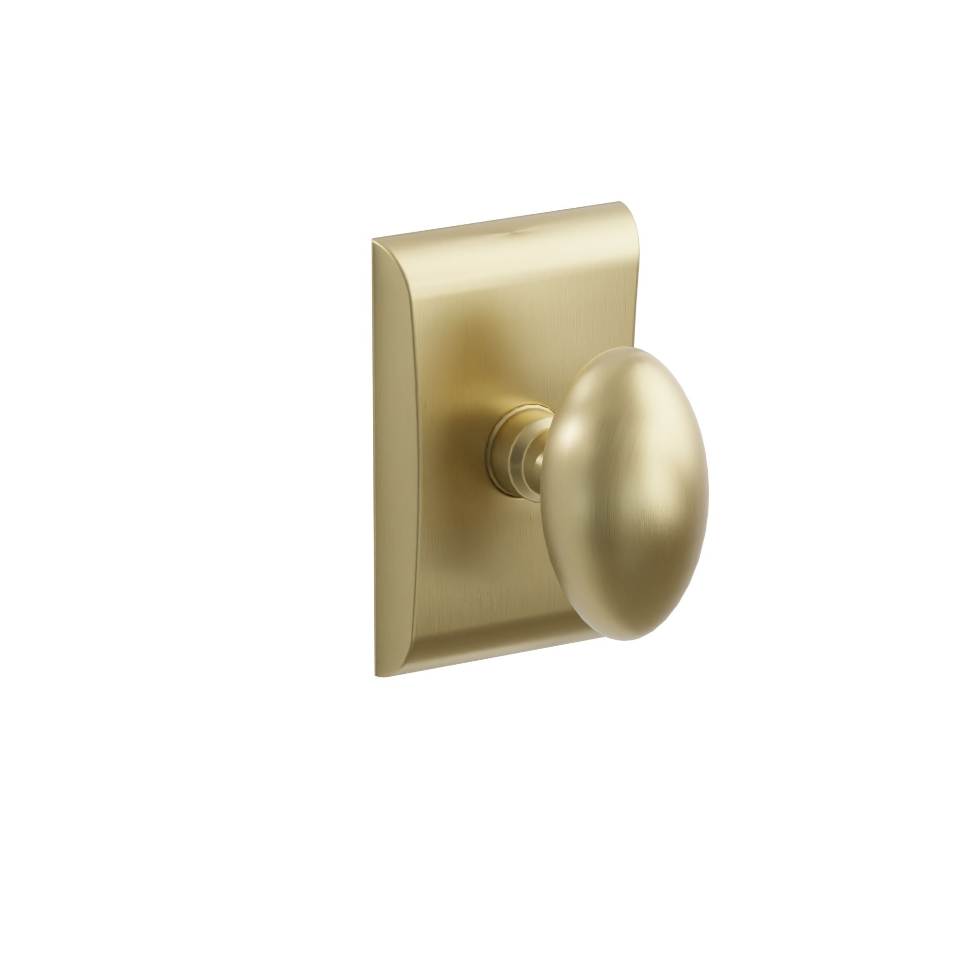 Emtek Egg Knob Set with Neos Rosette