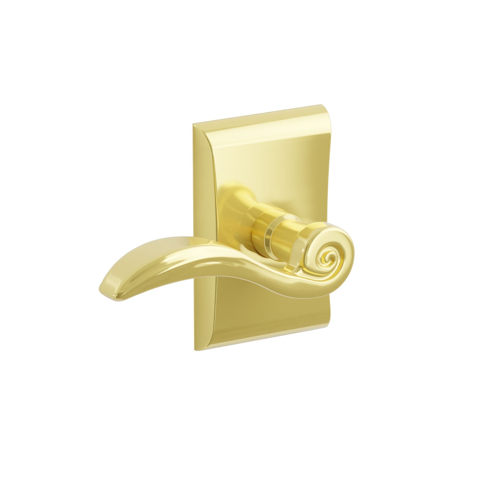 Emtek Concealed Fastener Elan Lever Set With Neos Rosette