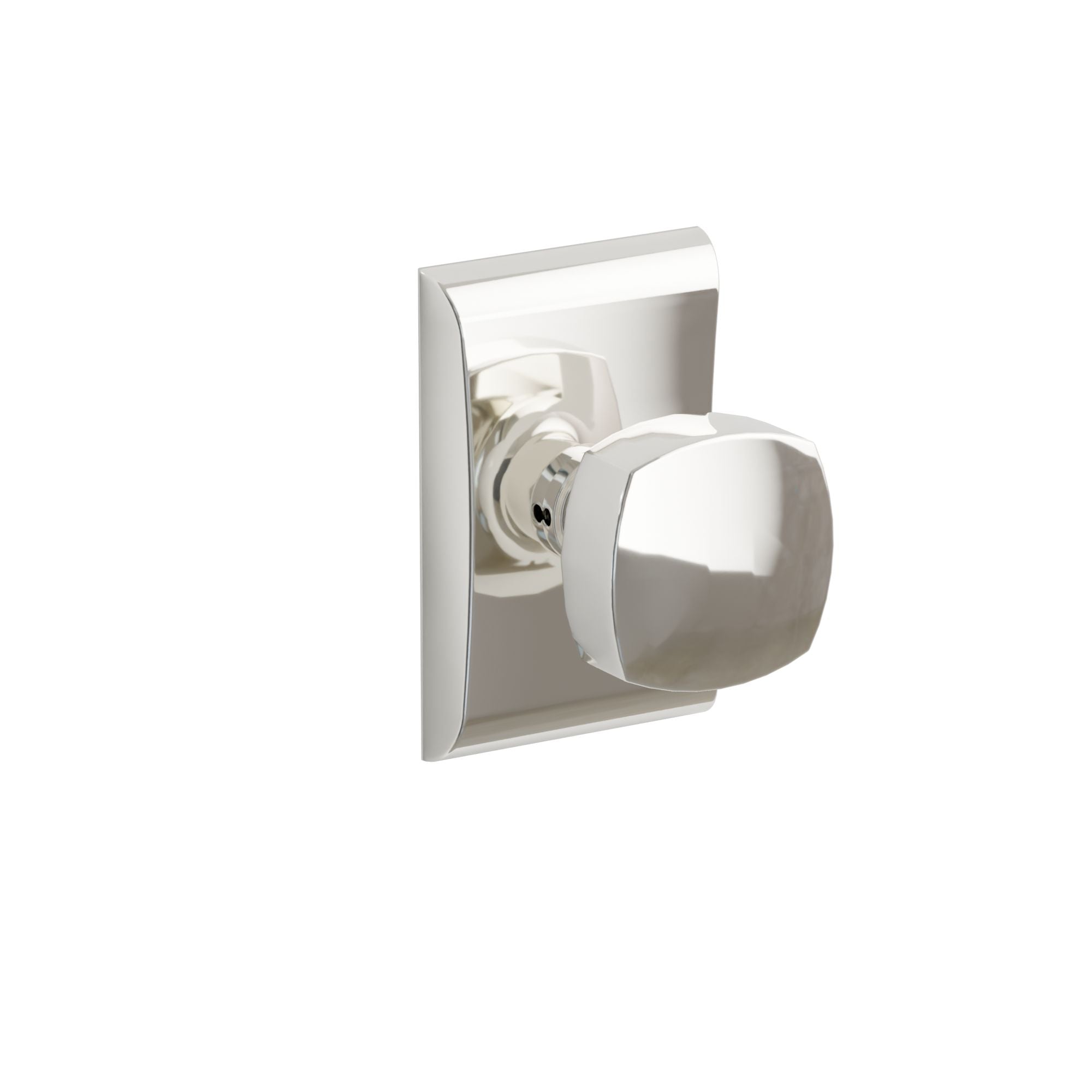 Emtek Concealed Fastener Freestone Knob Set With Neos Rosette