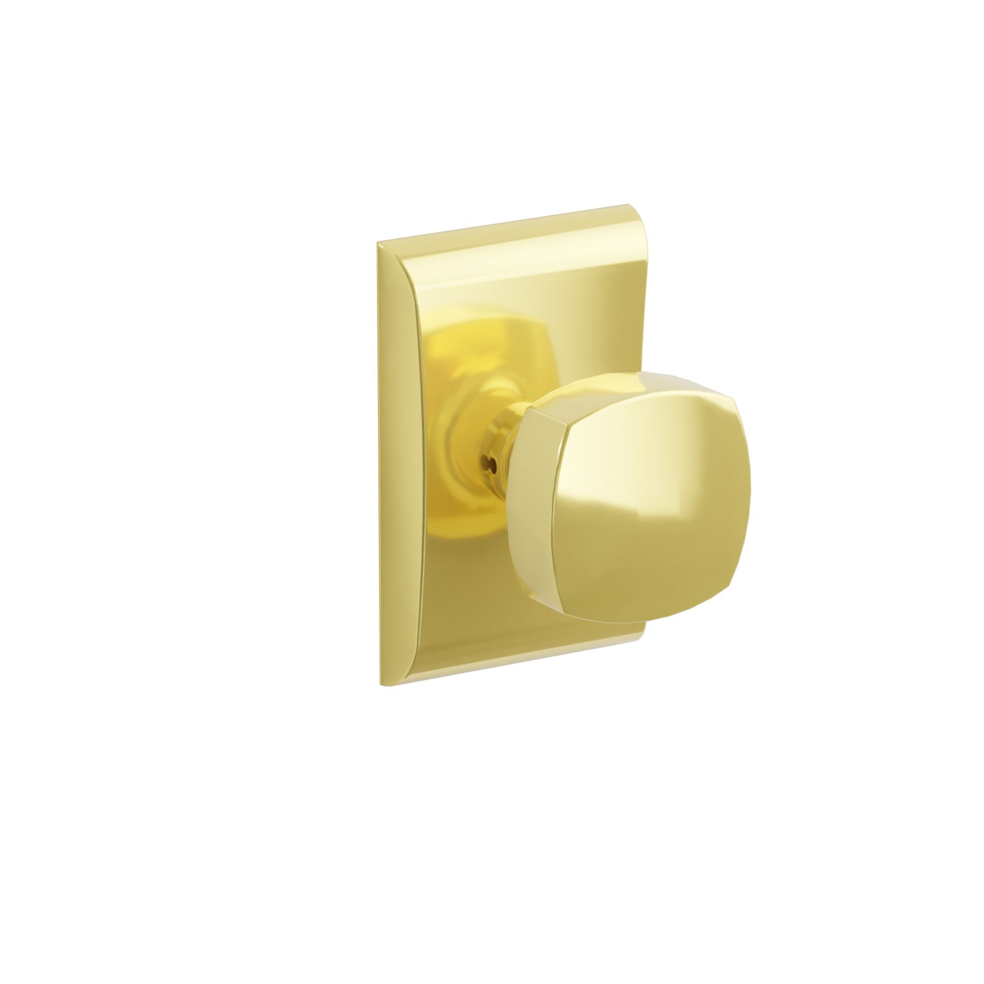 Emtek Concealed Fastener Freestone Knob Set With Neos Rosette