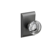 Emtek Georgetown Glass Knob Set with Neos Rosette