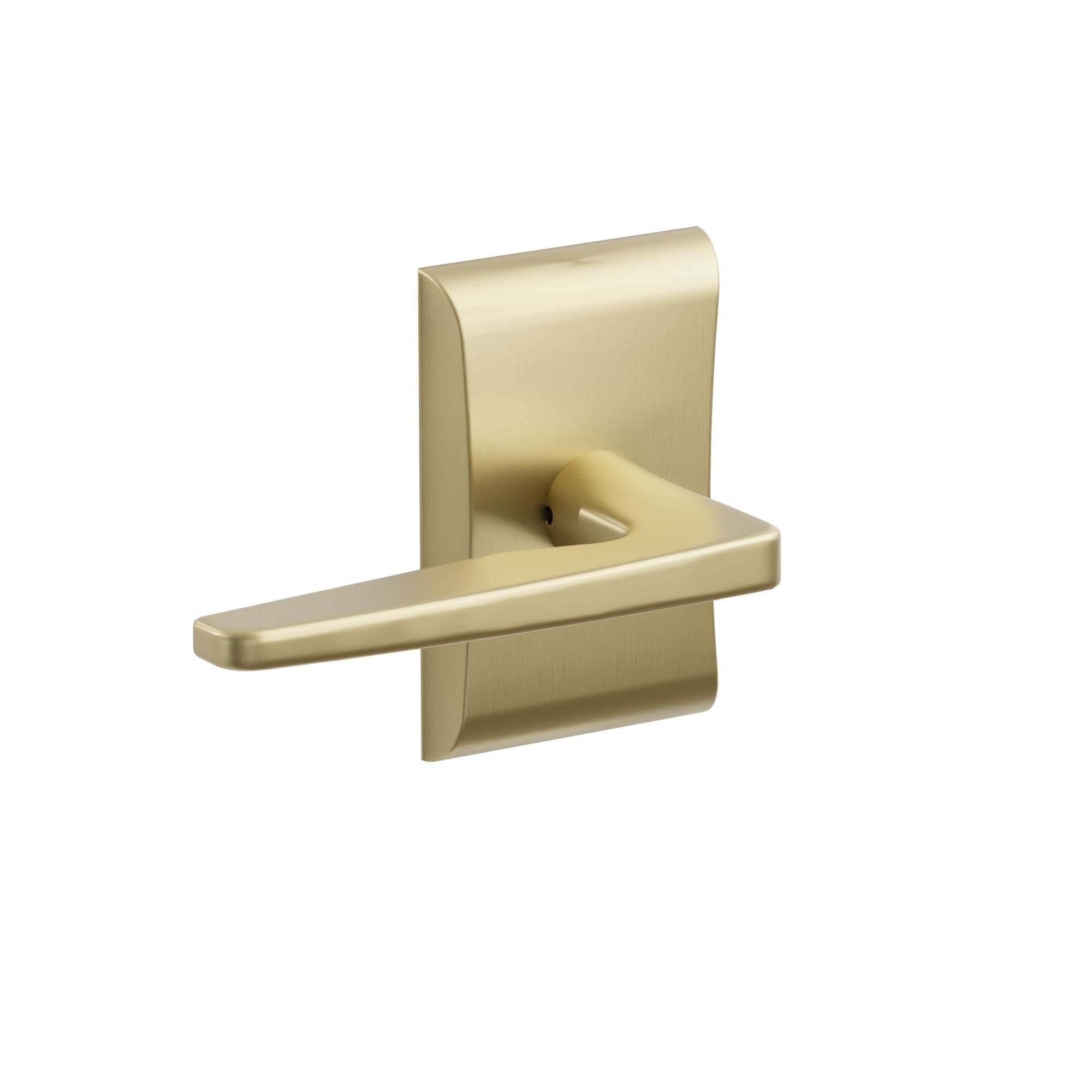 Emtek Concealed Fastener Hermes Lever Set with Neos Rosette