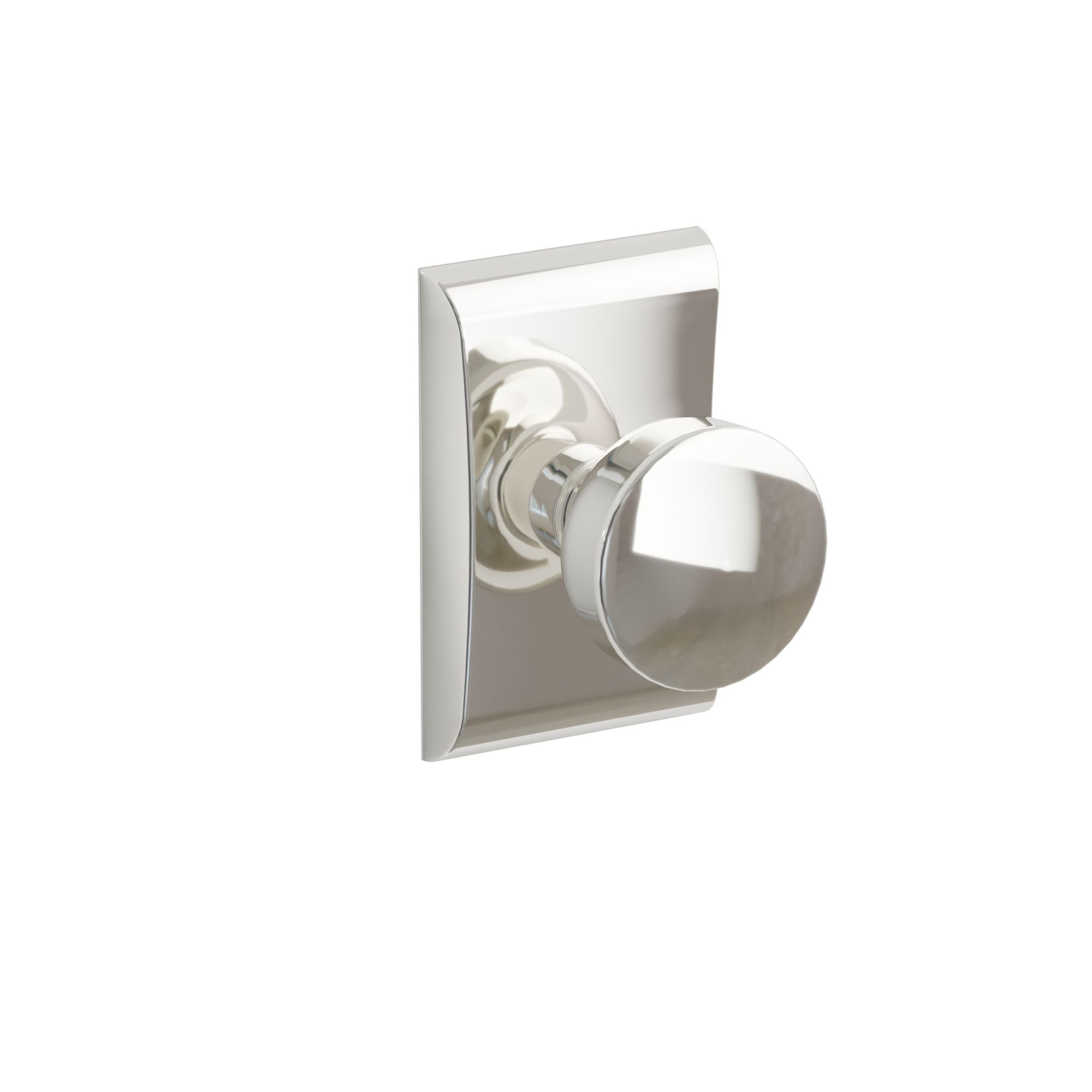 Emtek Concealed Fastener Laurent Knob Set With Neos Rosette