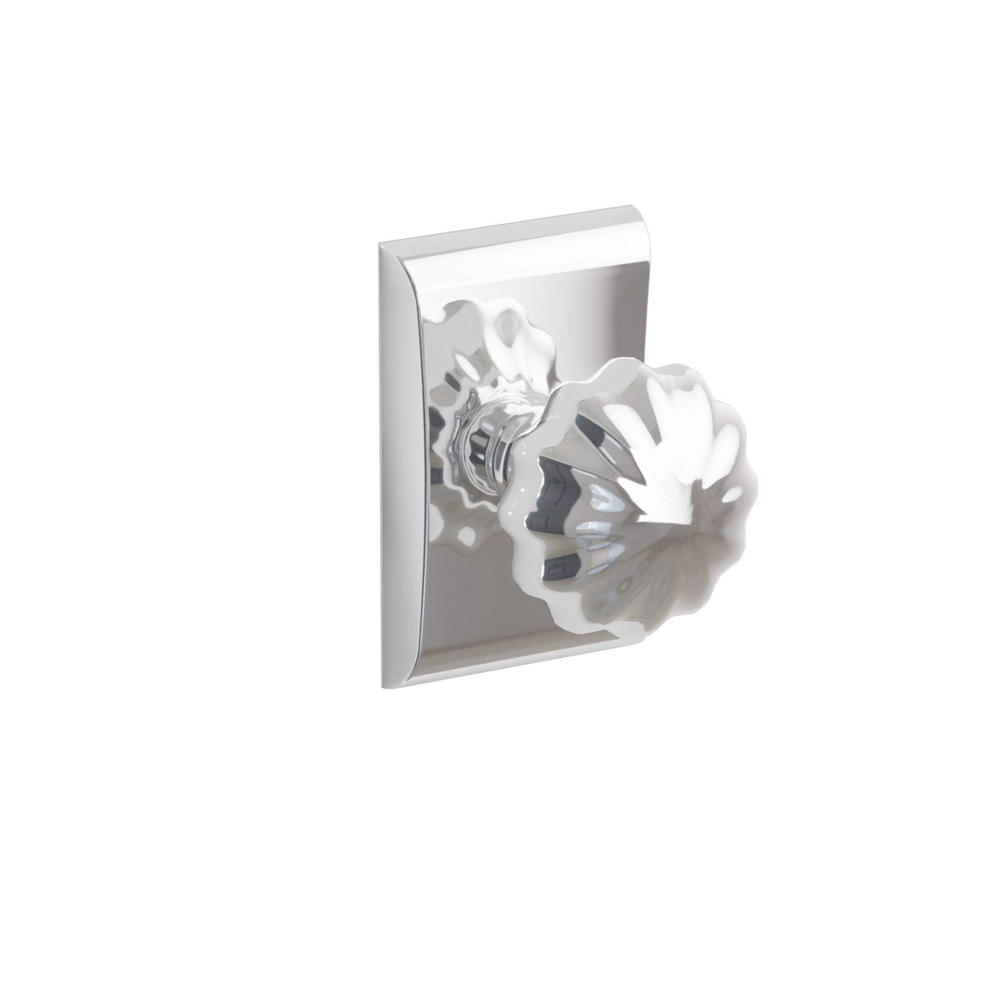 Emtek Concealed Fastener Melon Knob Set With Neos Rosette