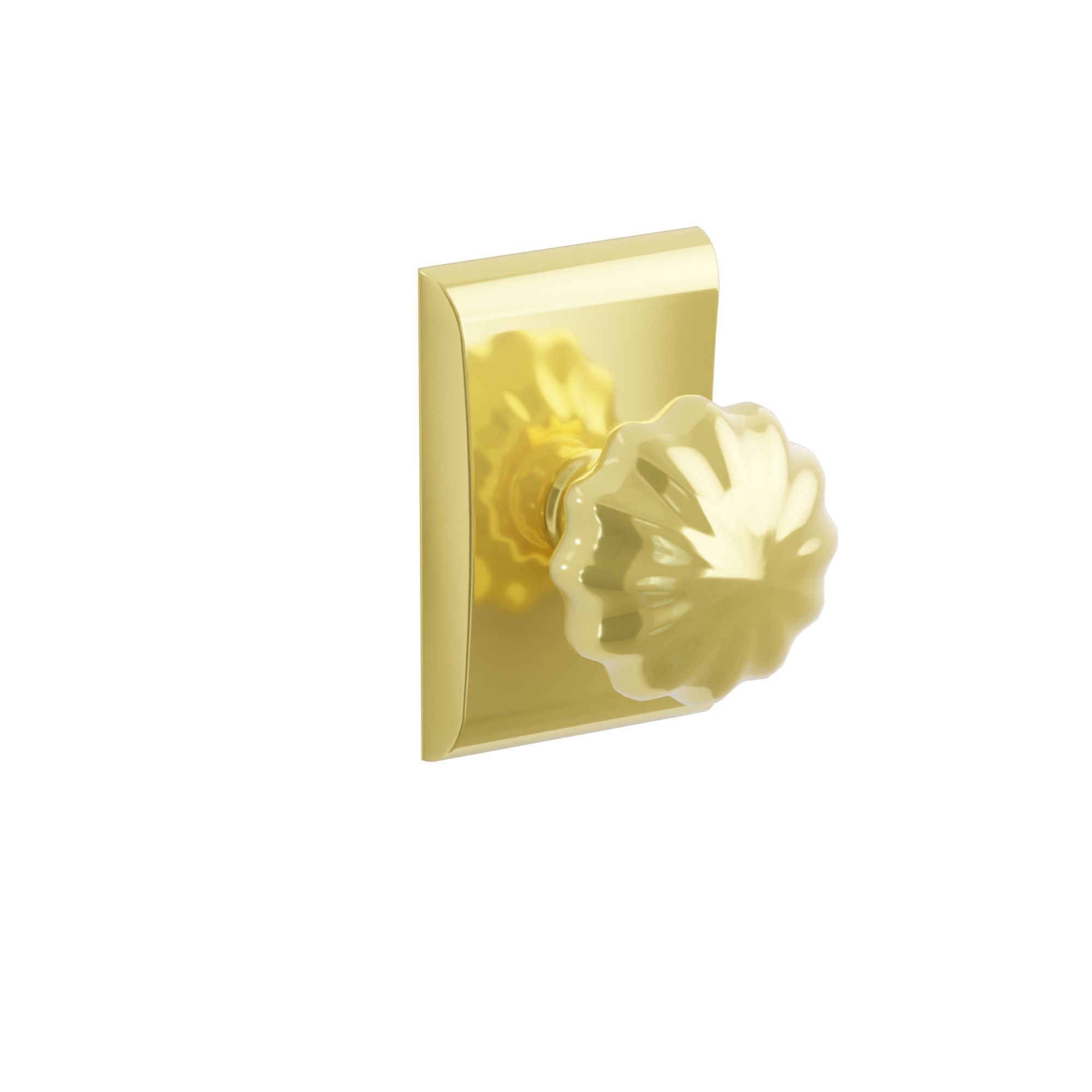 Emtek Melon Knob Set with Neos Rosette