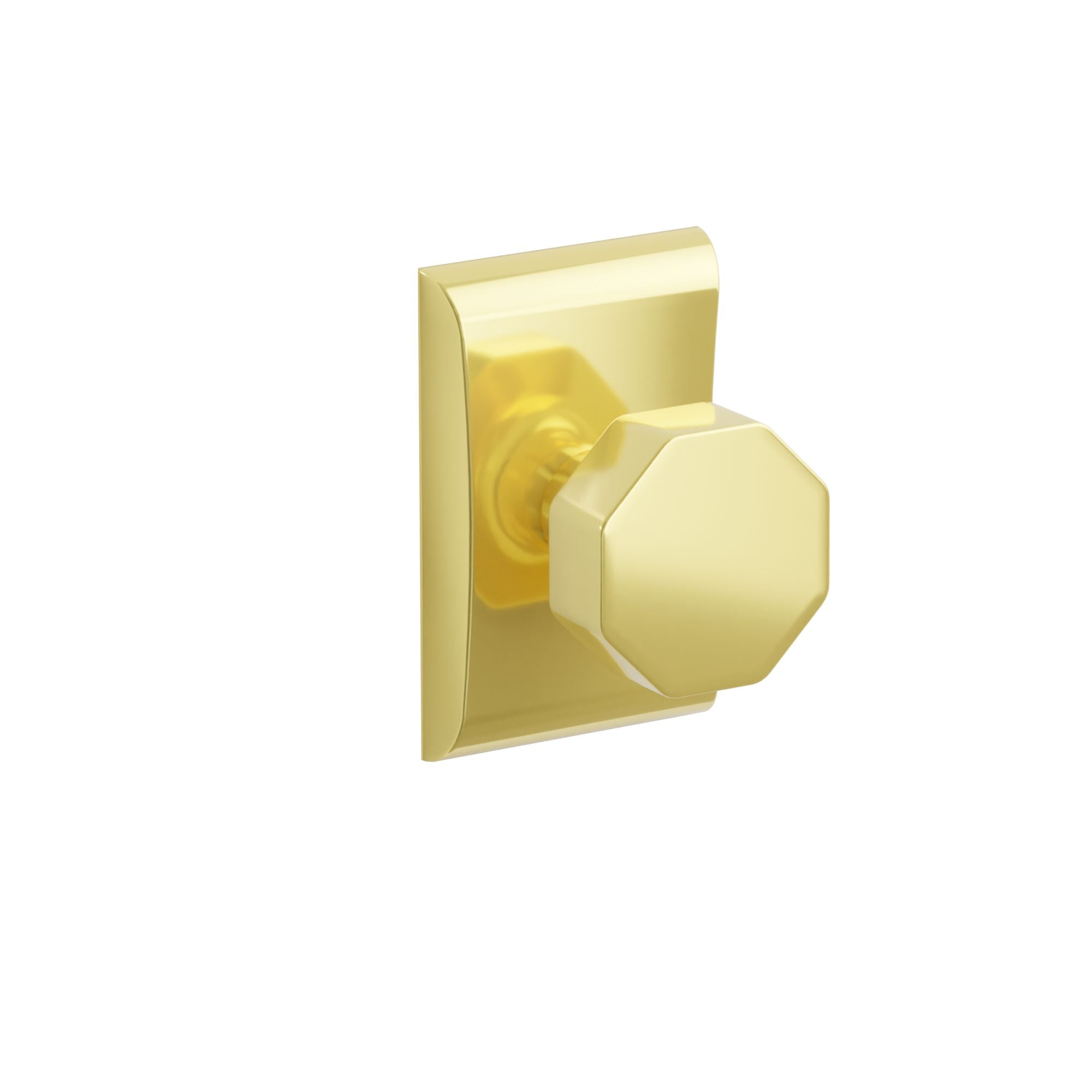 Emtek Octagon Knob Set with Neos Rosette