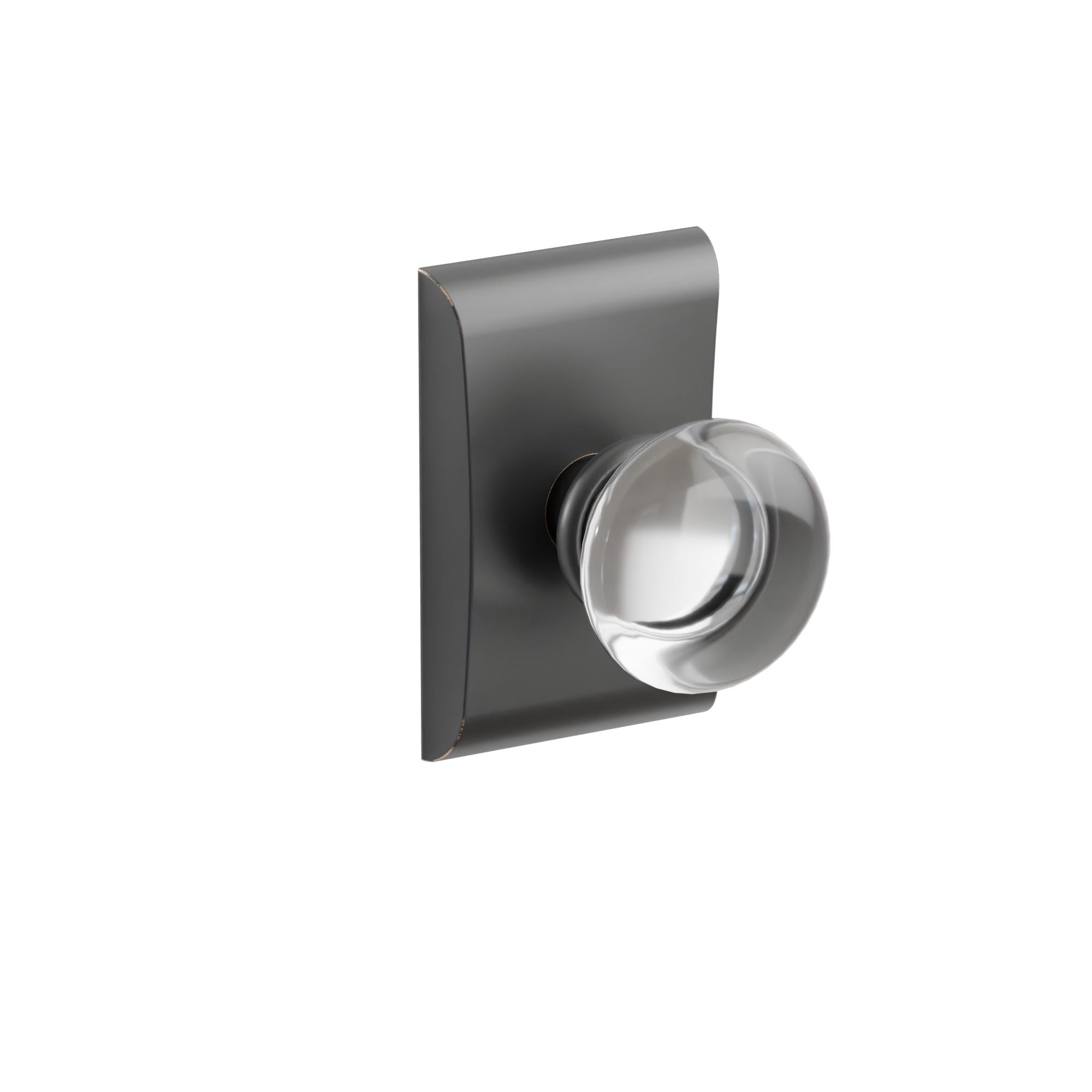 Emtek Providence Glass Knob Set with Neos Rosette