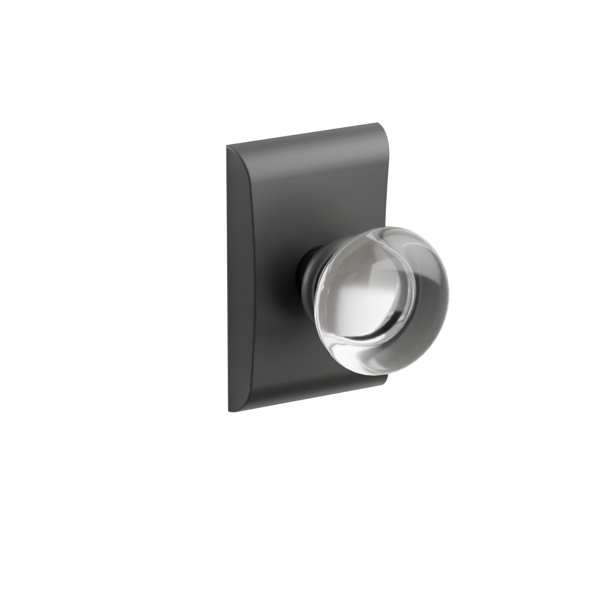 Emtek Providence Glass Knob Set with Neos Rosette