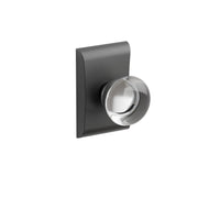 Emtek Concealed Fastener Providence Glass Knob Set With Neos Rosette