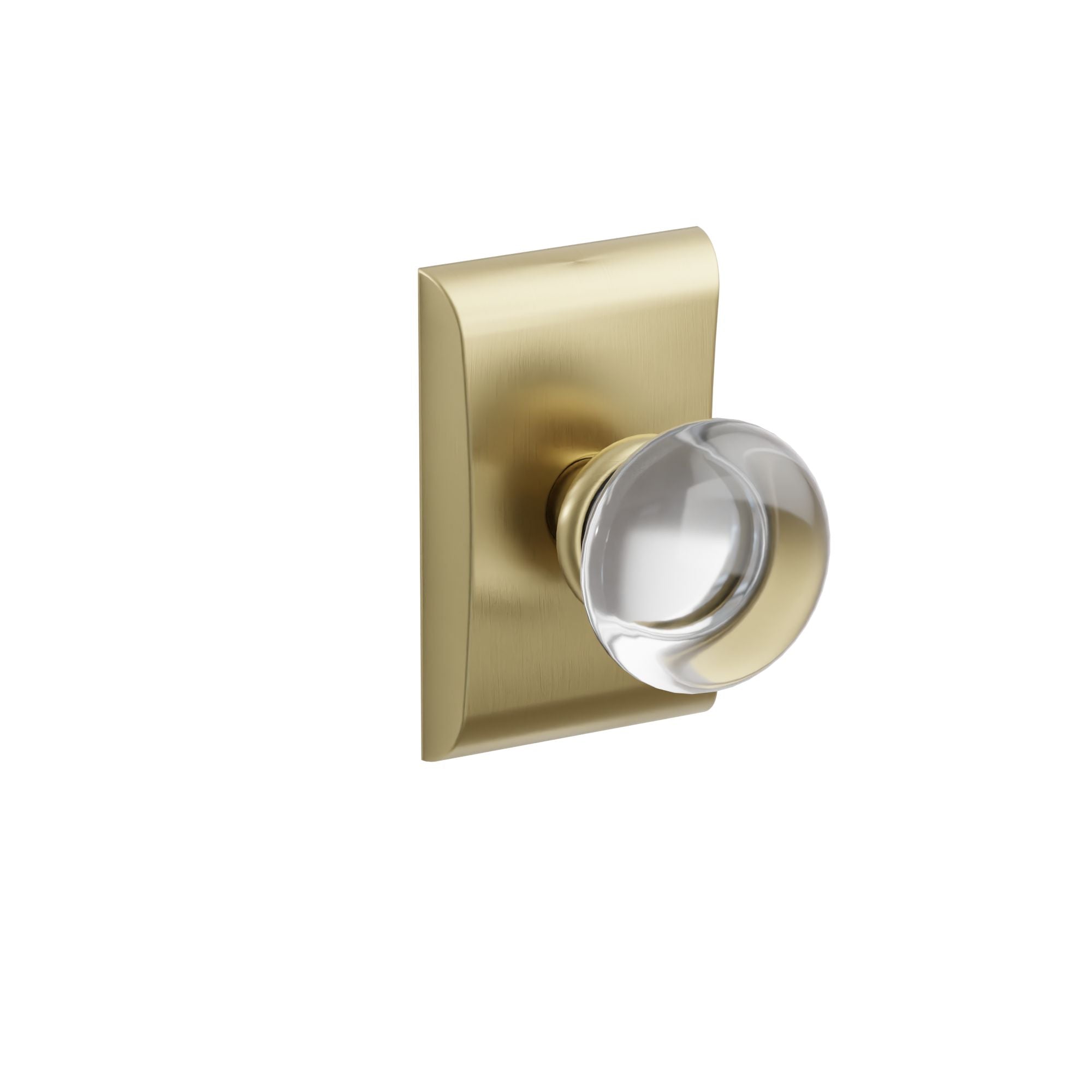 Emtek Providence Glass Knob Set with Neos Rosette