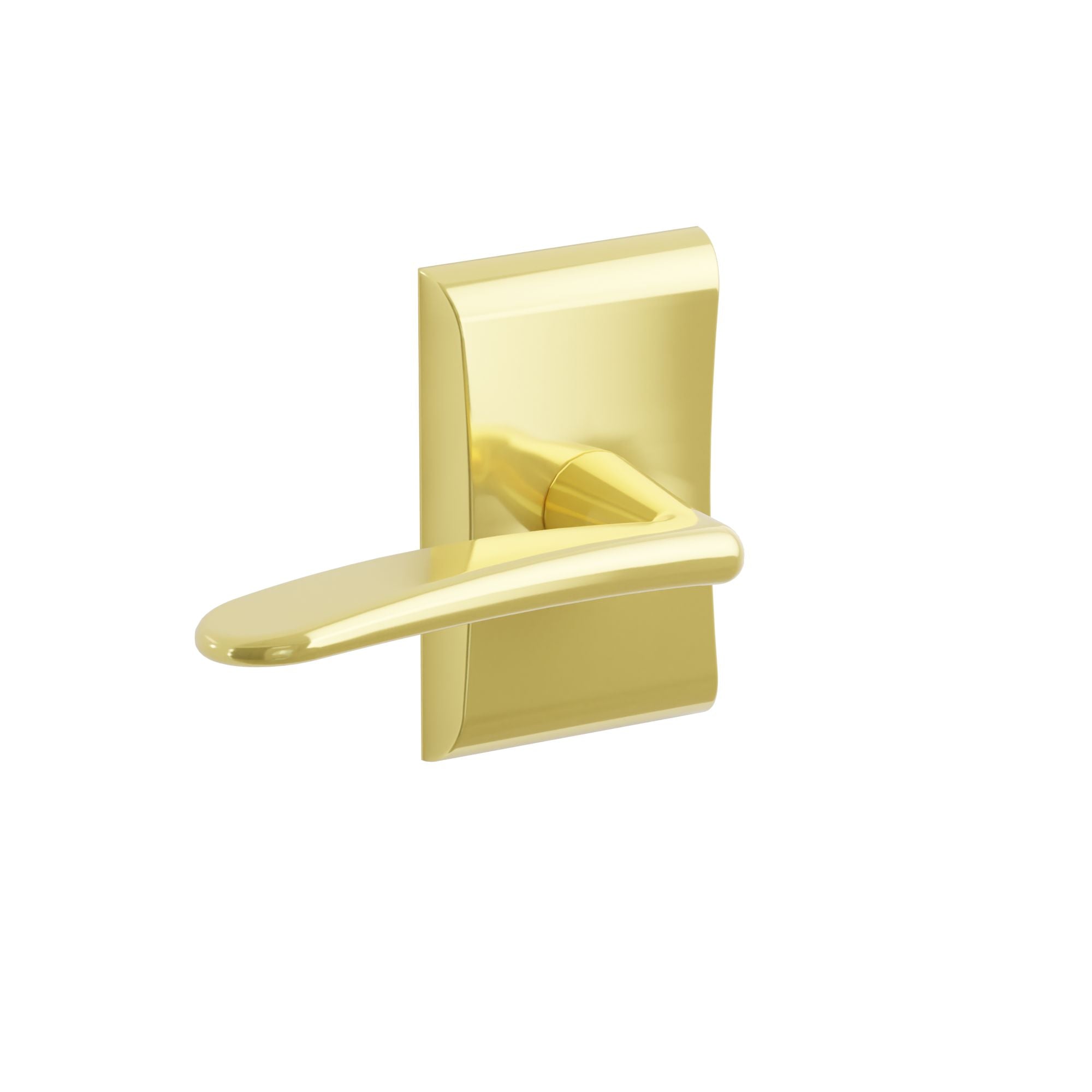 Emtek Concealed Fastener Poseidon Lever Set With Neos Rosette