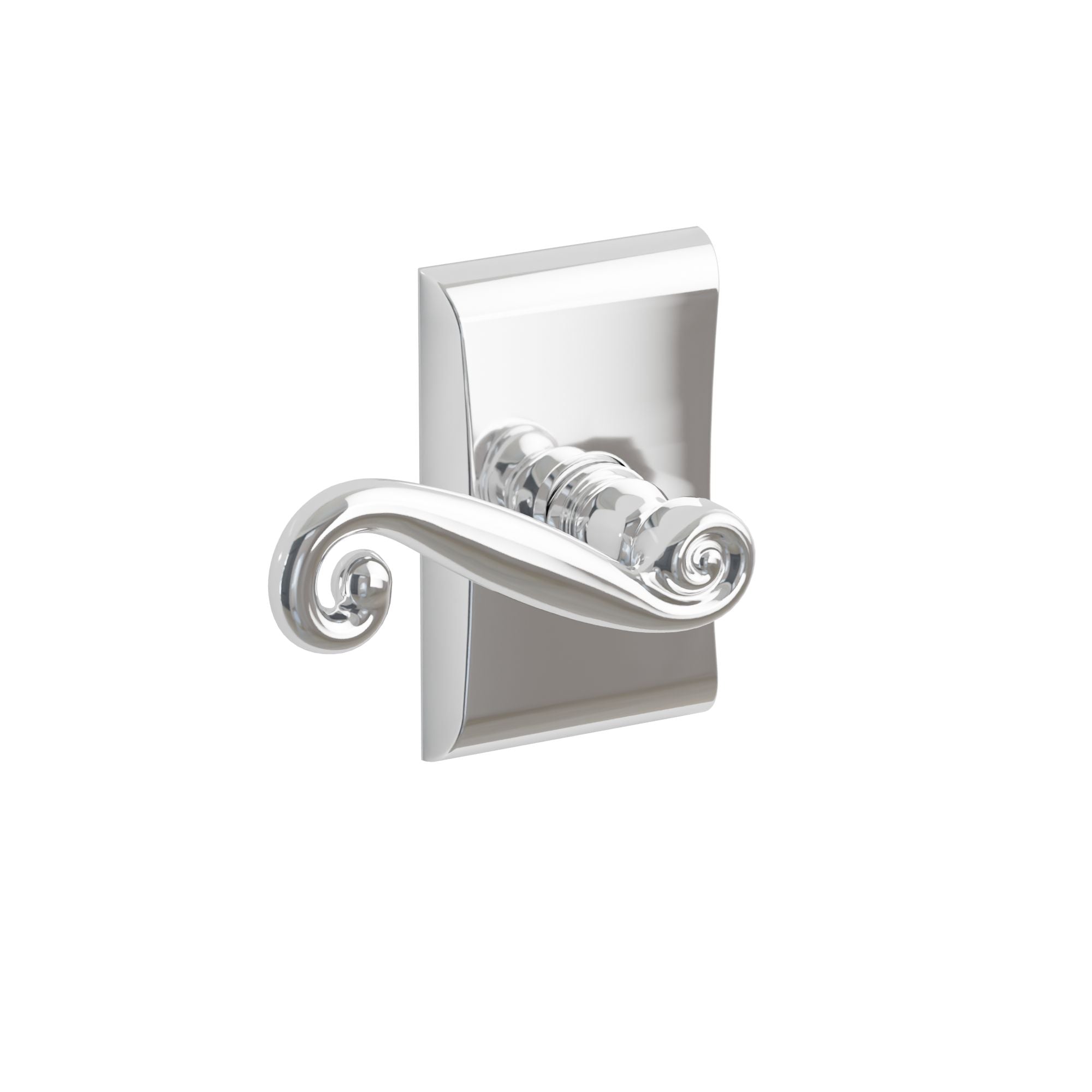 Emtek Concealed Fastener Rustic Lever Set With Neos Rosette