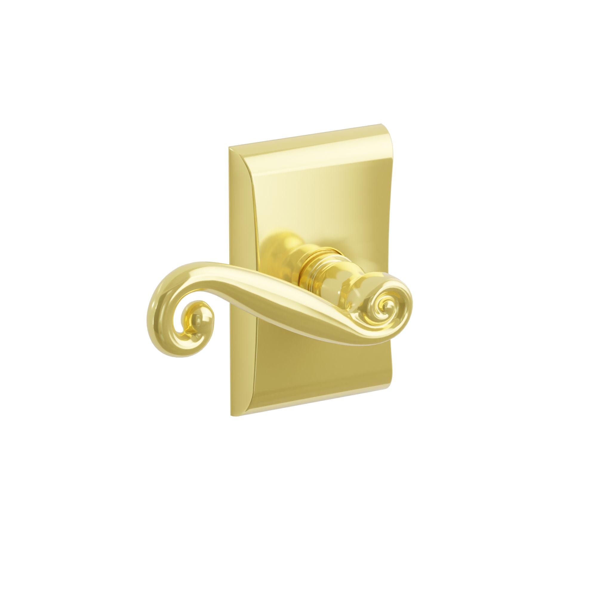 Emtek Concealed Fastener Rustic Lever Set With Neos Rosette