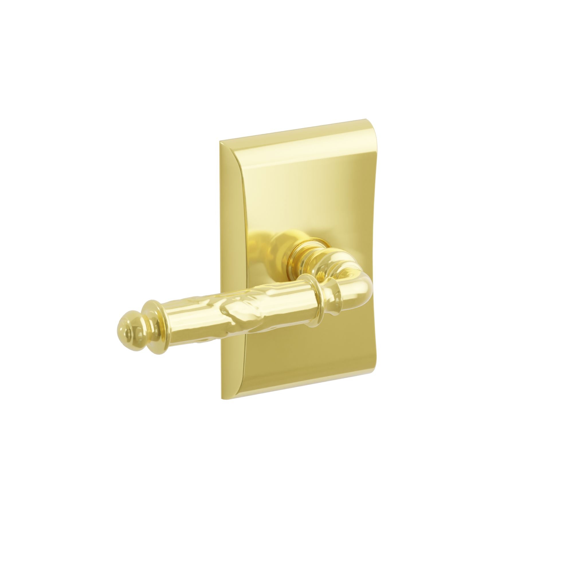 Emtek Concealed Fastener Ribbon & Reed Lever Set With Neos Rosette