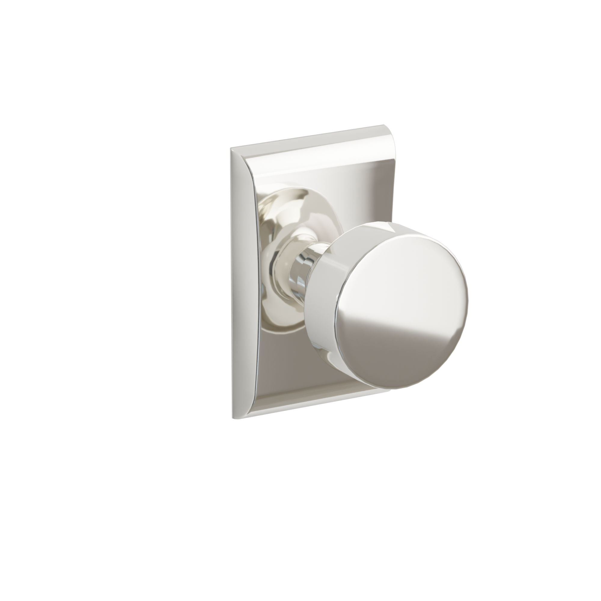 Emtek Concealed Fastener Round Knob Set With Neos Rosette