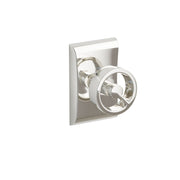 Emtek Spoke Knob Set with Neos Rosette