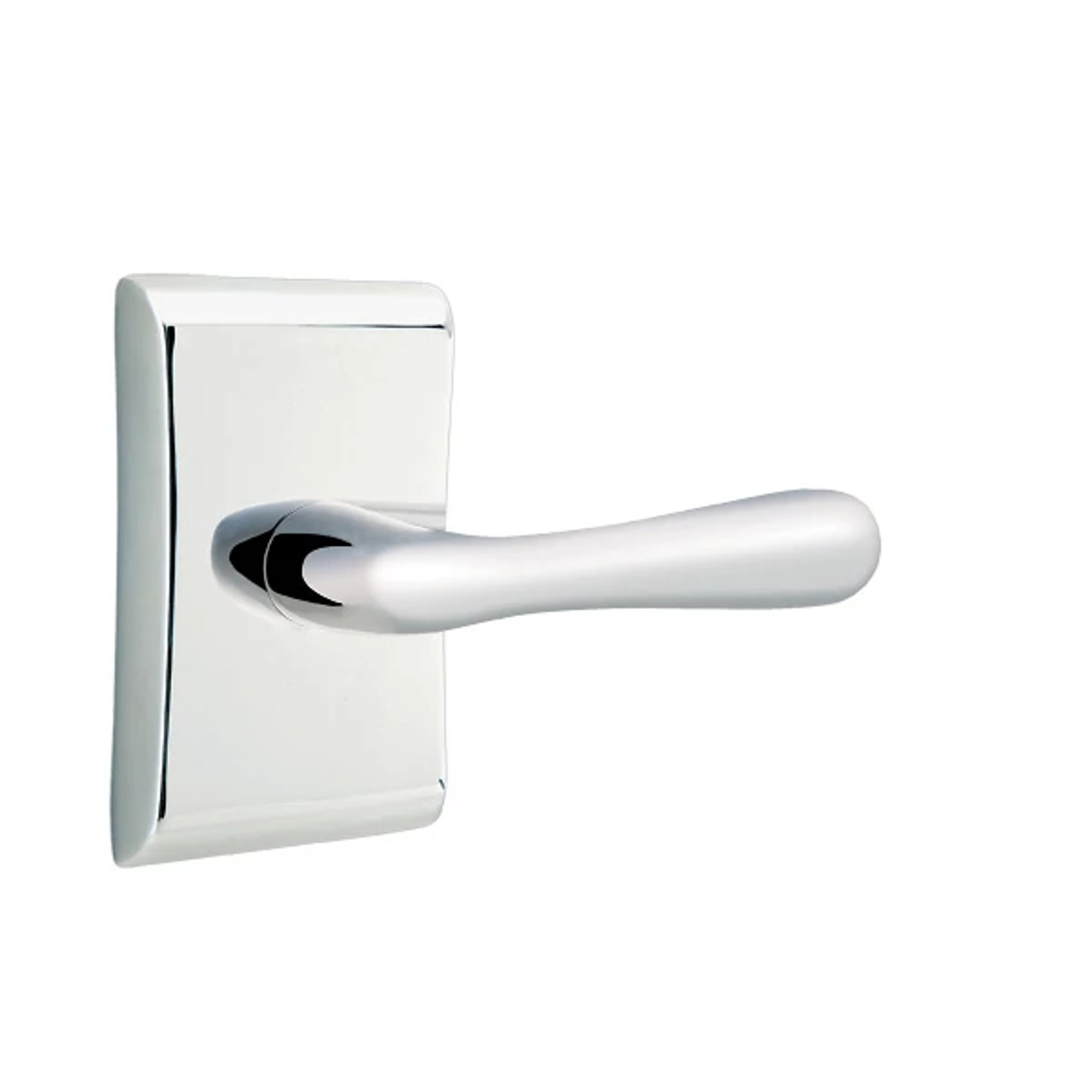 Emtek Concealed Fastener Basel Lever Set with Neos Rosette