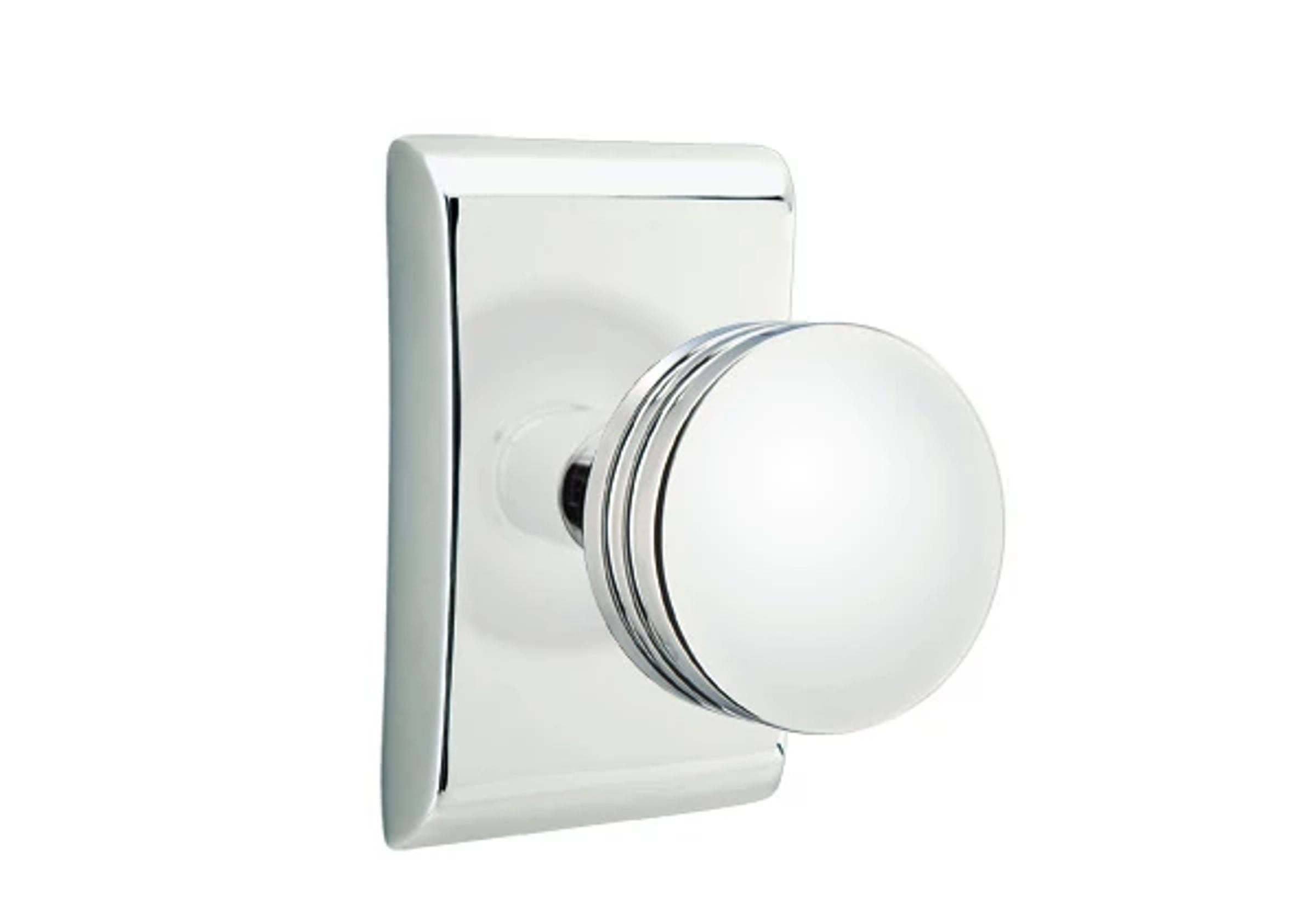 Emtek Concealed Fastener Bern Knob Set with Neos Rosette