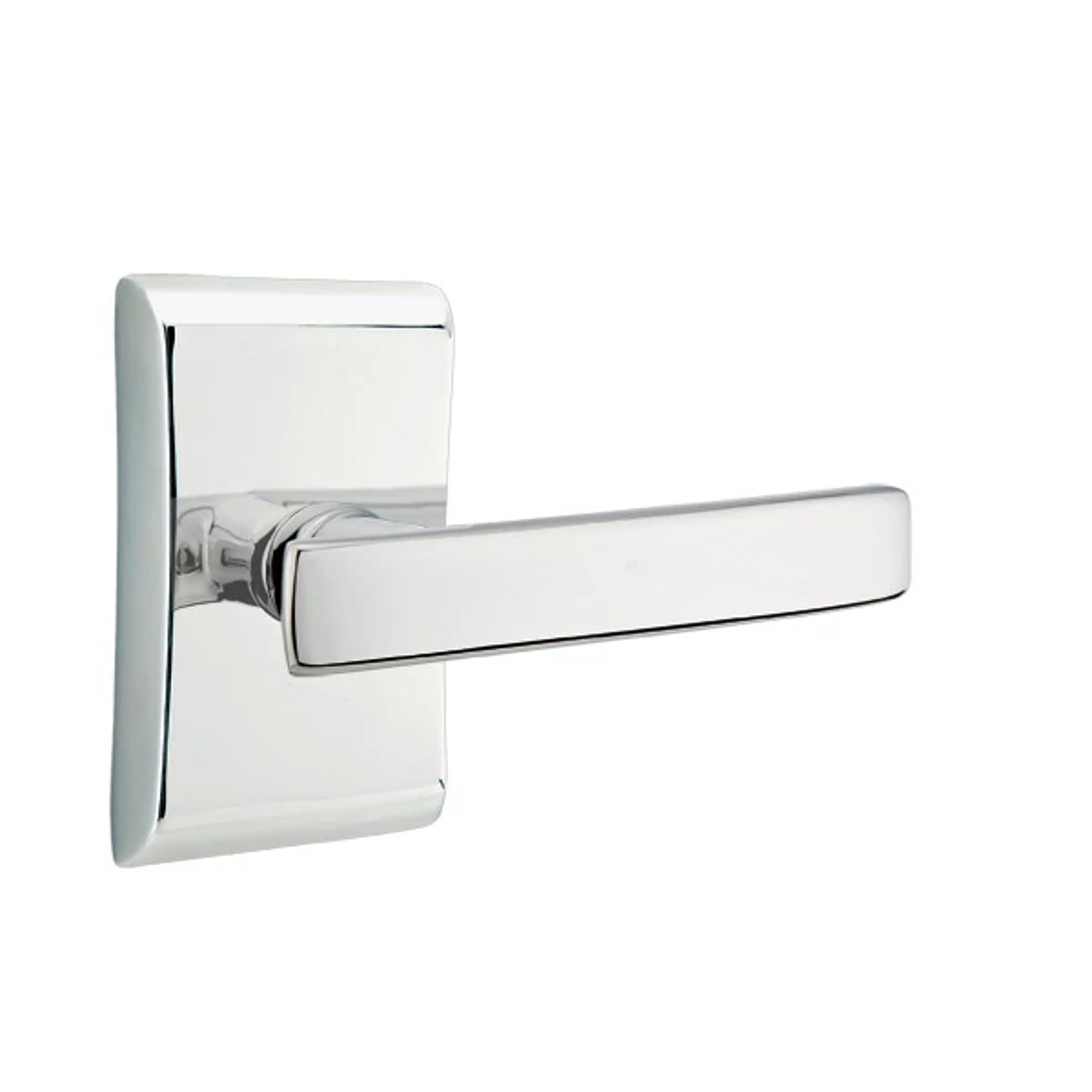 Emtek Concealed Fastener Geneva Lever Set with Neos Rosette