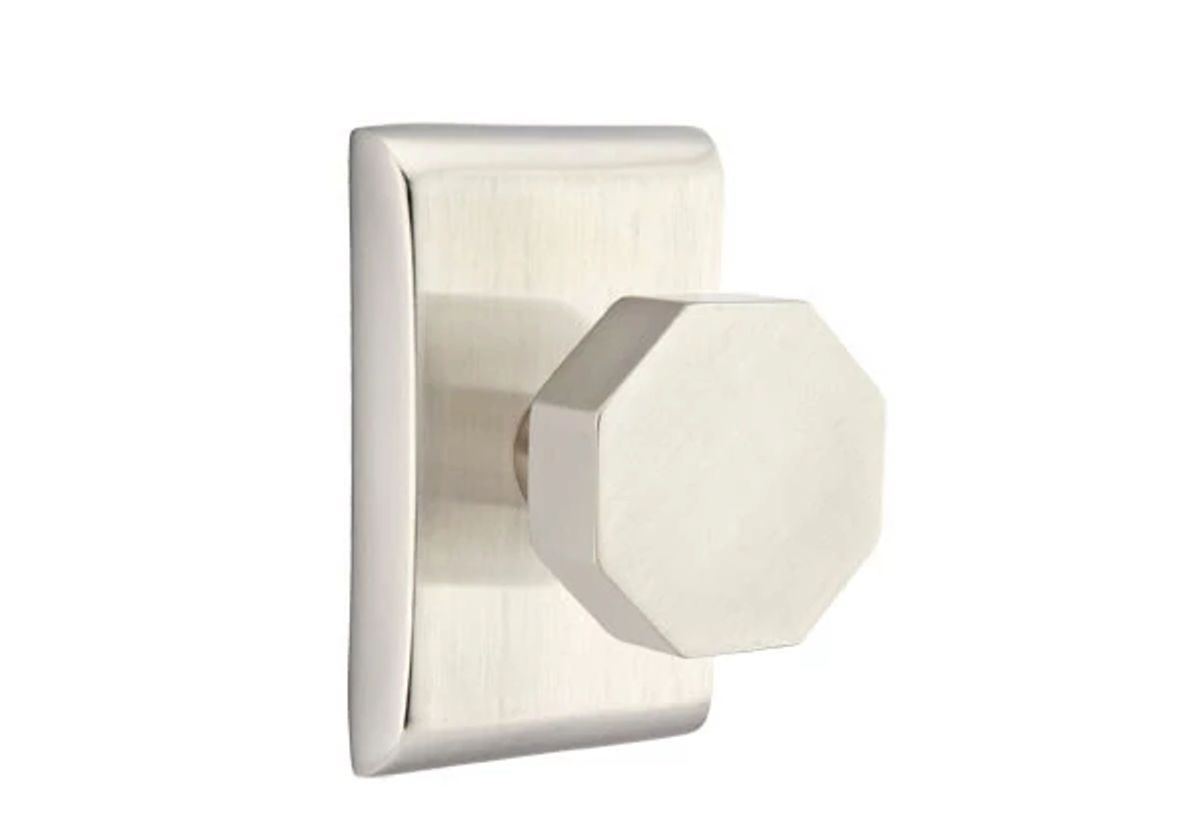 Emtek Concealed Fastener Octagon Knob Set with Neos Rosette