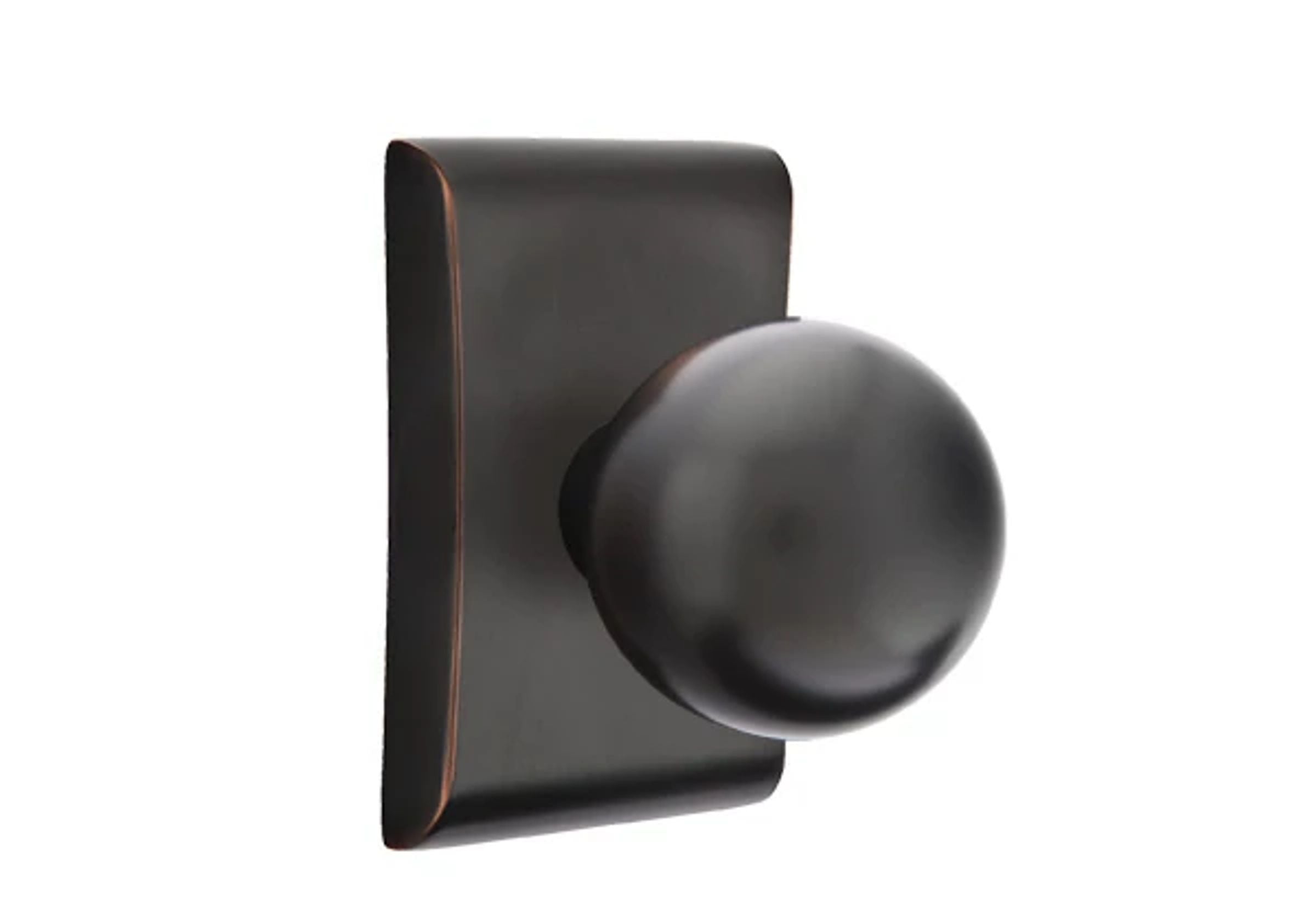 Emtek Concealed Fastener Orb Knob Set with Neos Rosette