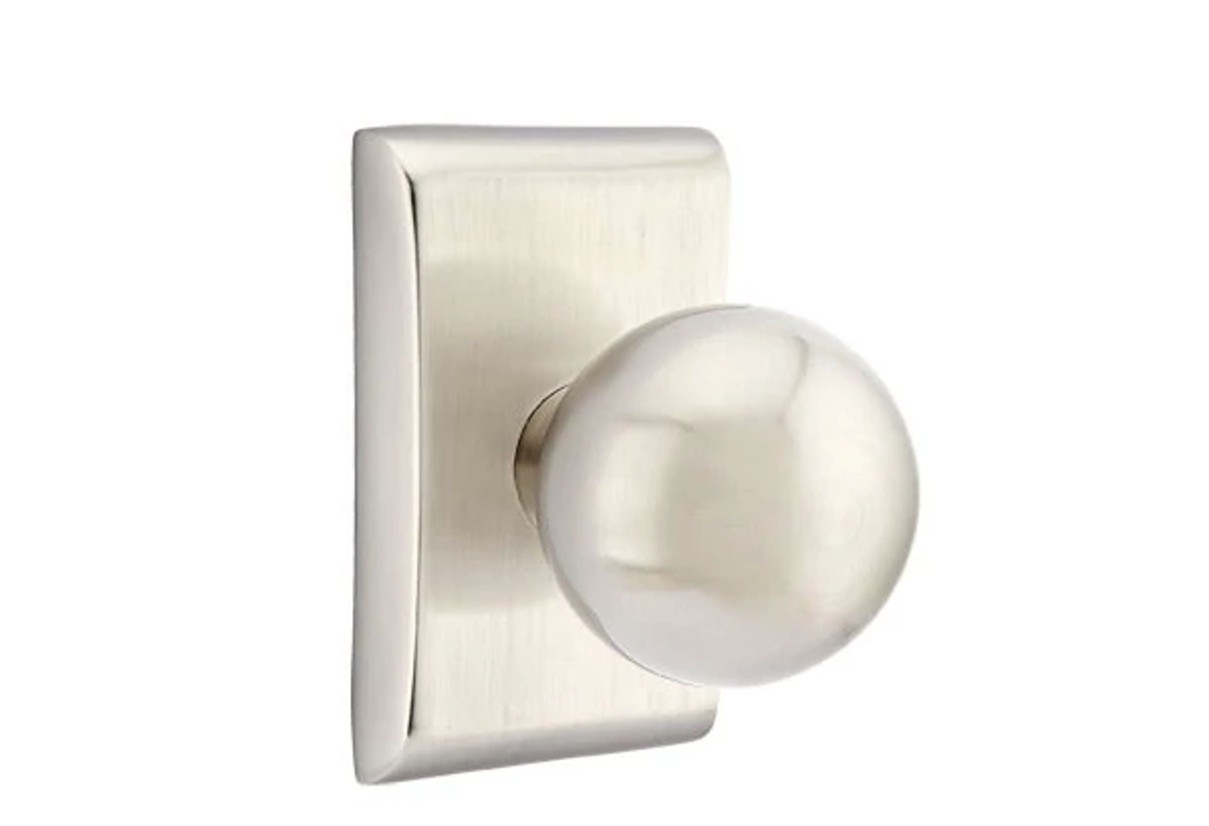 Emtek Concealed Fastener Orb Knob Set with Neos Rosette