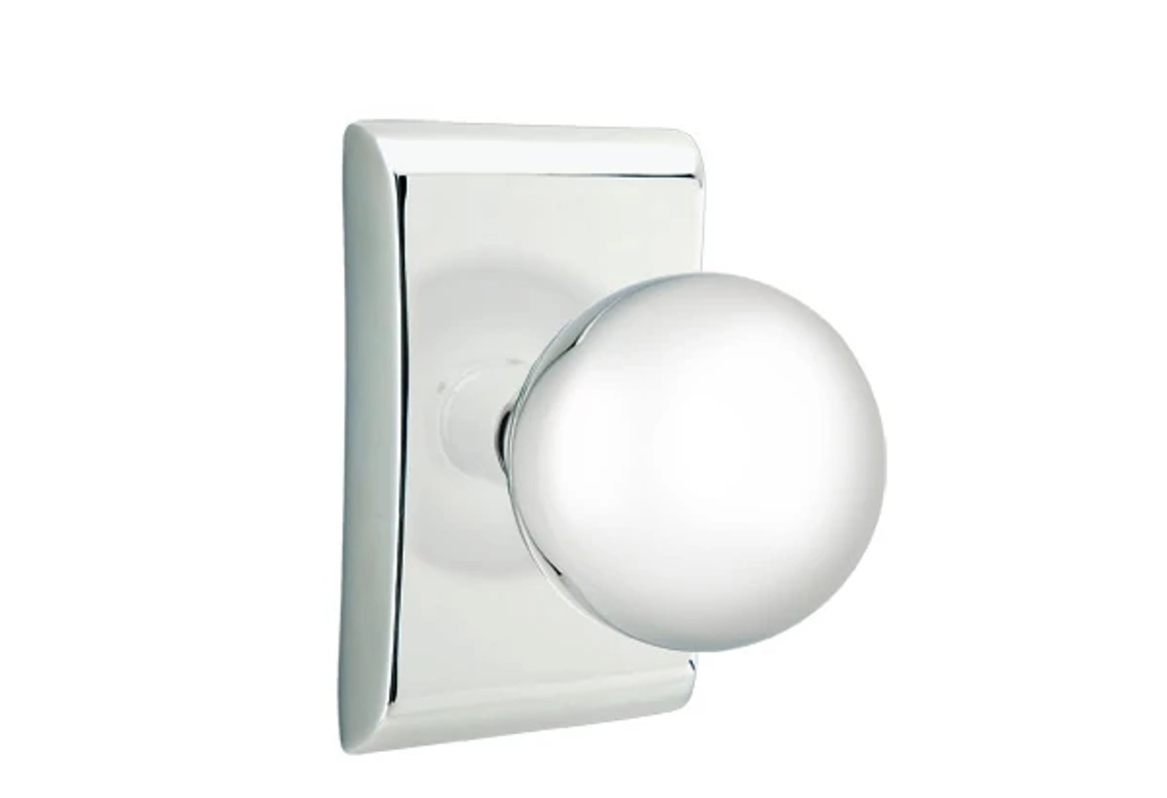 Emtek Orb Knob Set with Neos Rosette