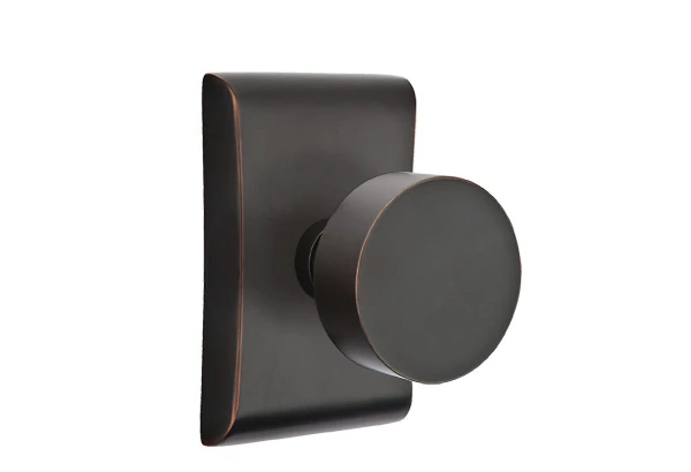 Emtek Concealed Fastener Round Knob Set with Neos Rosette