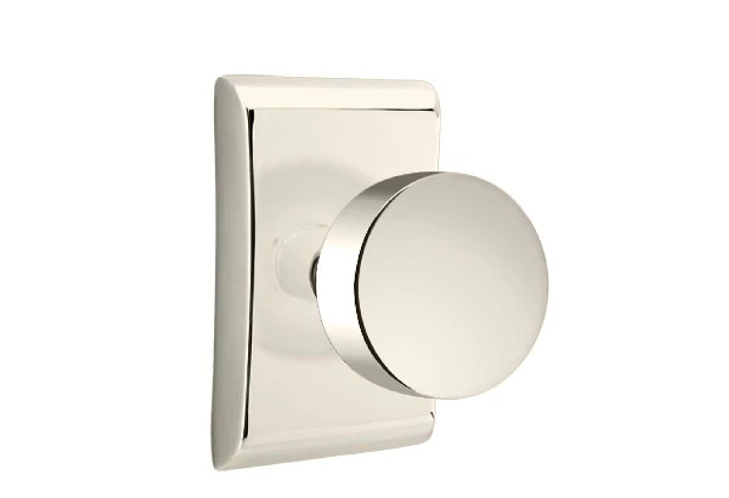 Emtek Round Knob Set with Neos Rosette