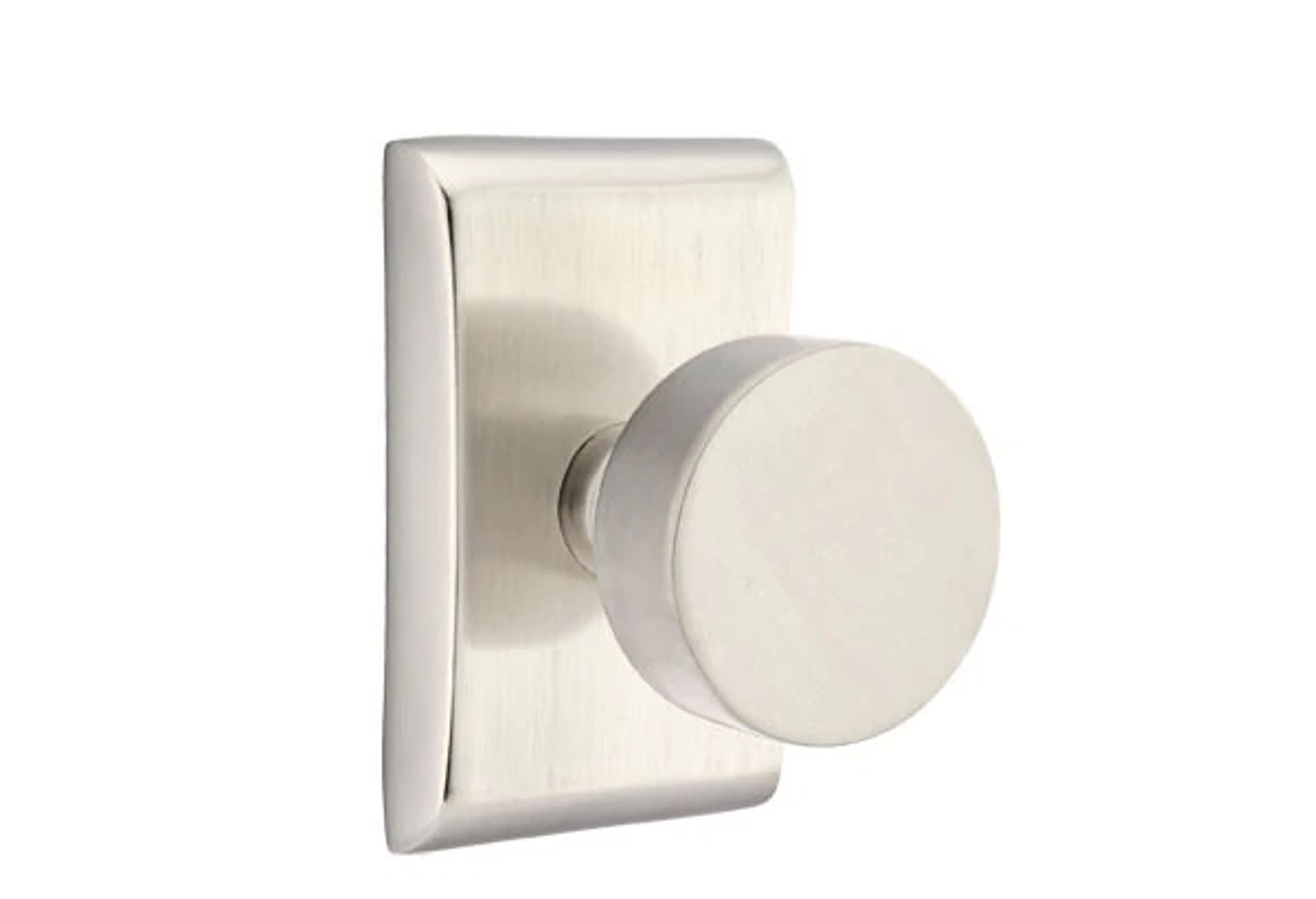 Emtek Concealed Fastener Round Knob Set with Neos Rosette