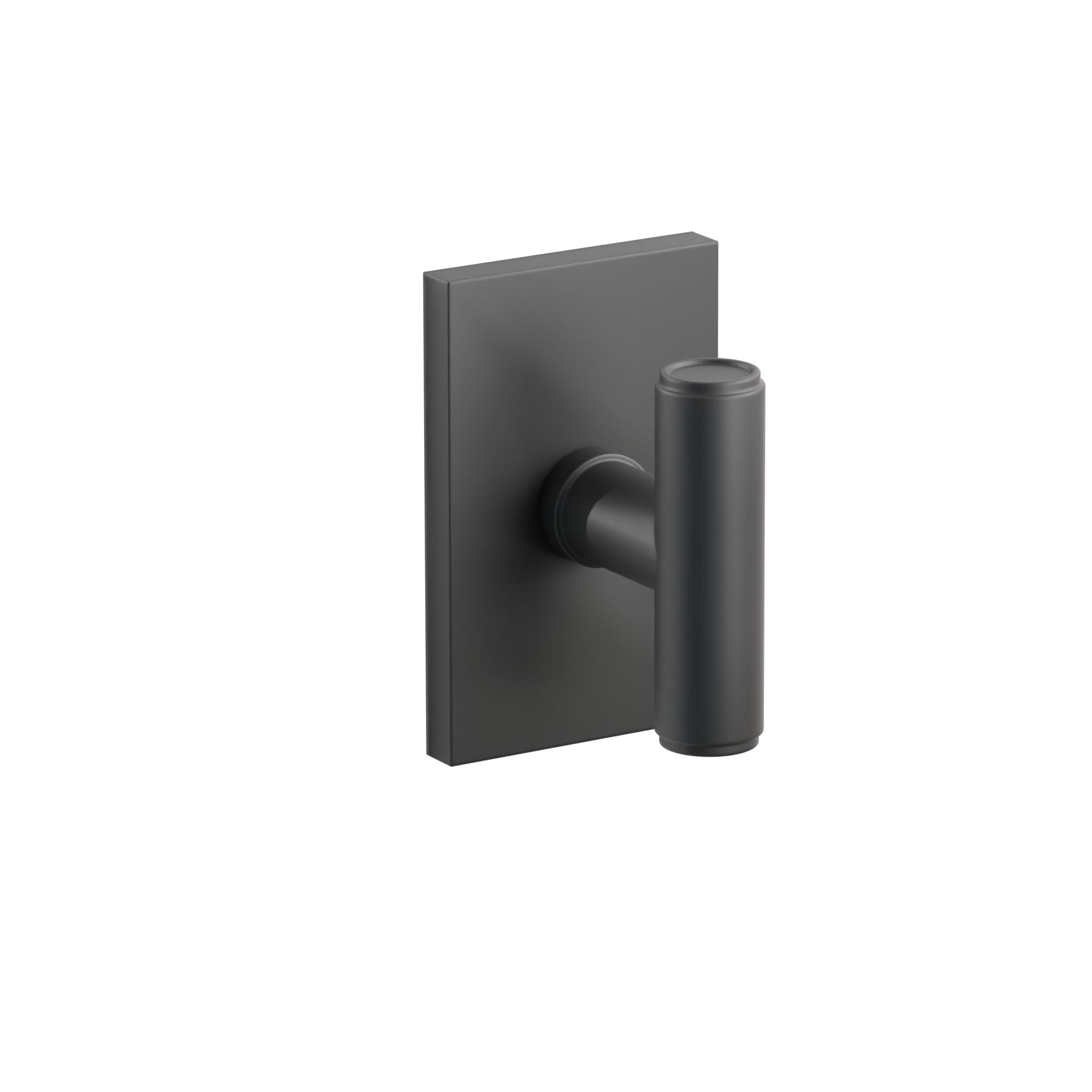 Emtek Concealed Fastener Ace Knob Set With Modern Rectangular Rosette