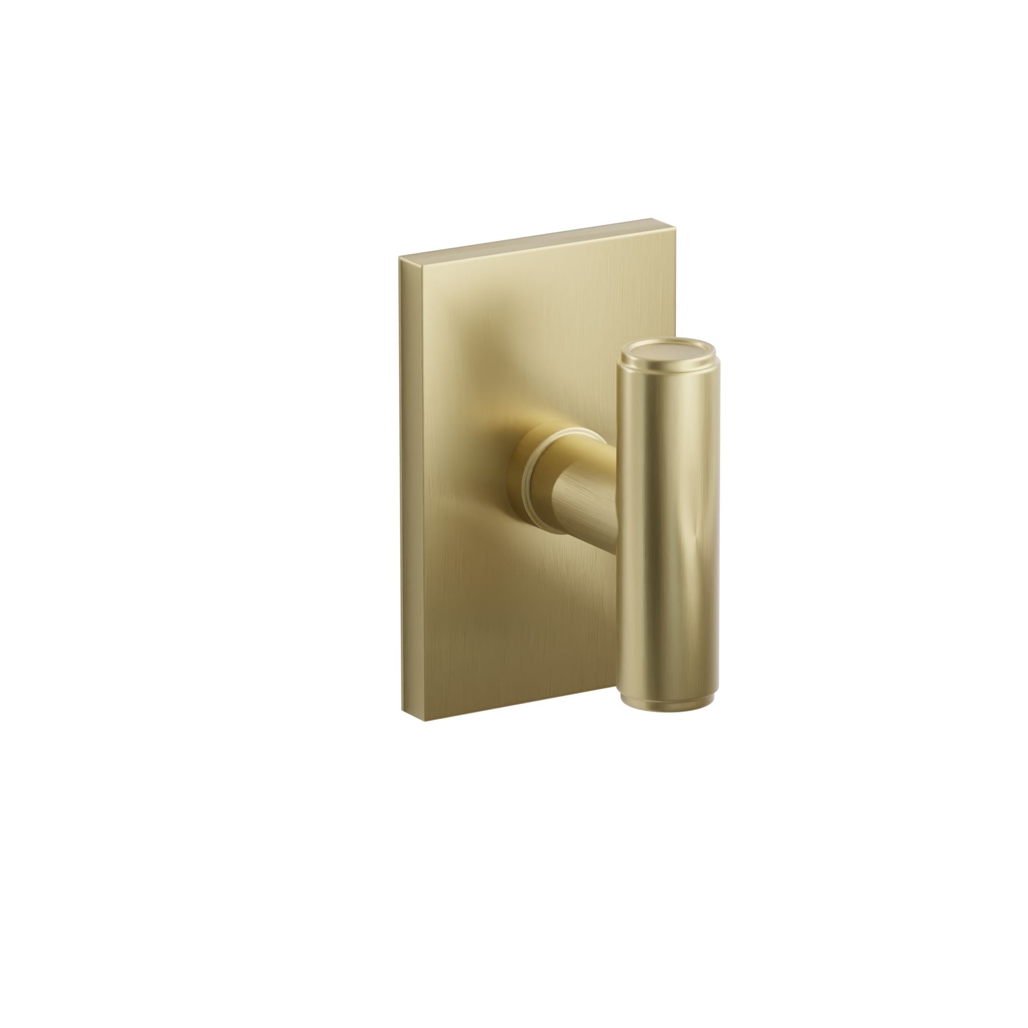 Emtek Concealed Fastener Ace Knob Set With Modern Rectangular Rosette