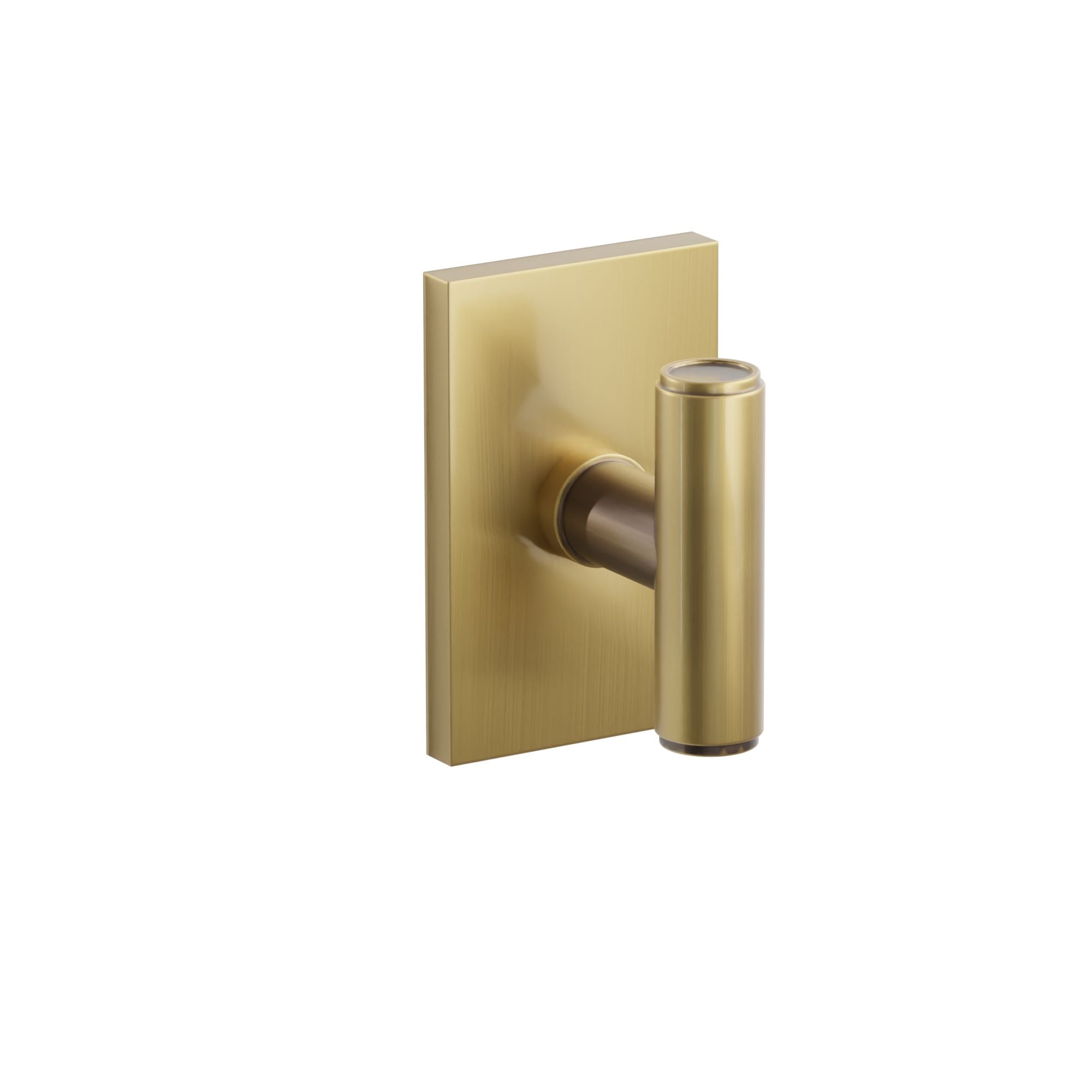 Emtek Concealed Fastener Ace Knob Set With Modern Rectangular Rosette