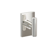 Emtek Ace Knurled Knob Set with Modern Rectangular Rosette