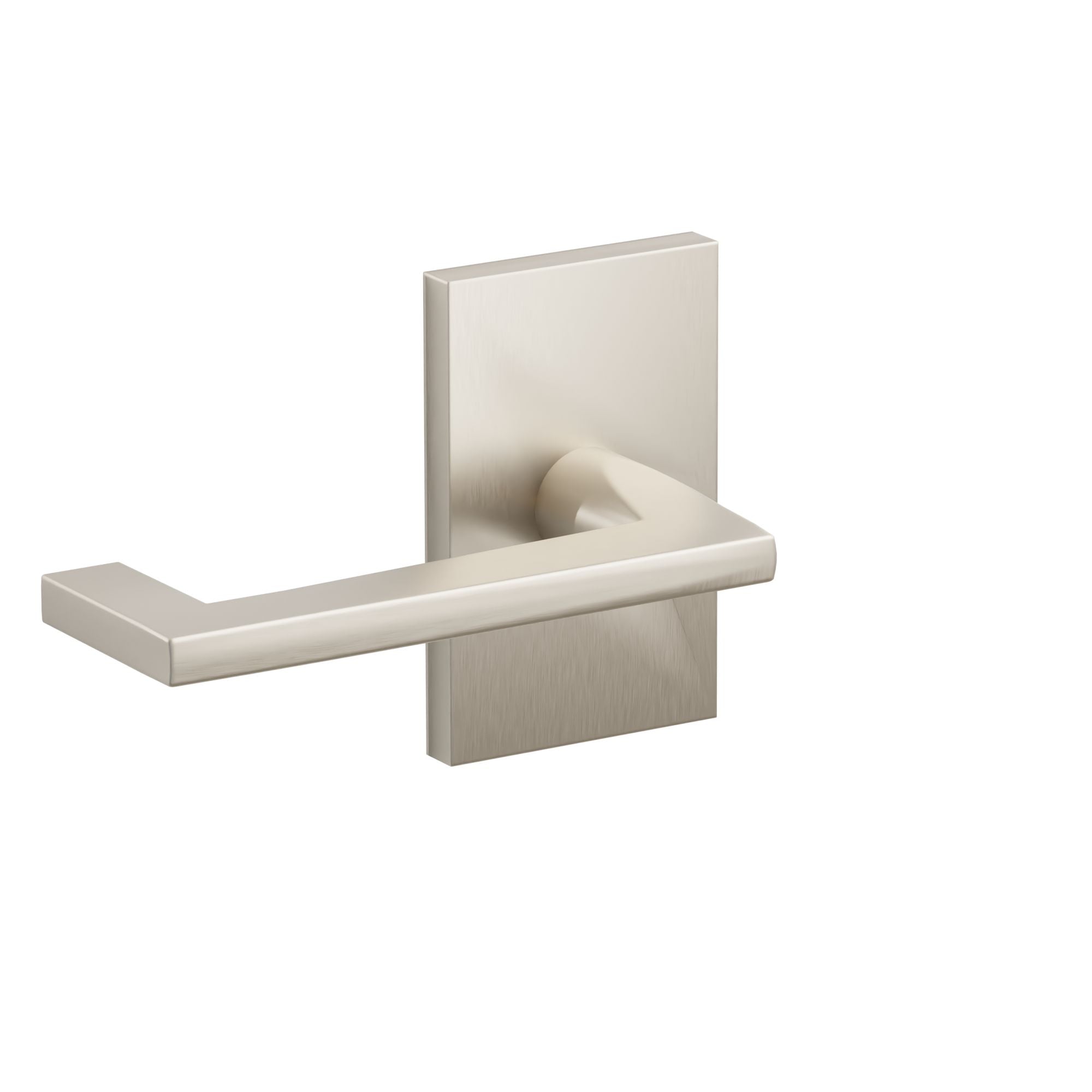 Emtek Argos Lever Set with Modern Rectangular Rosette