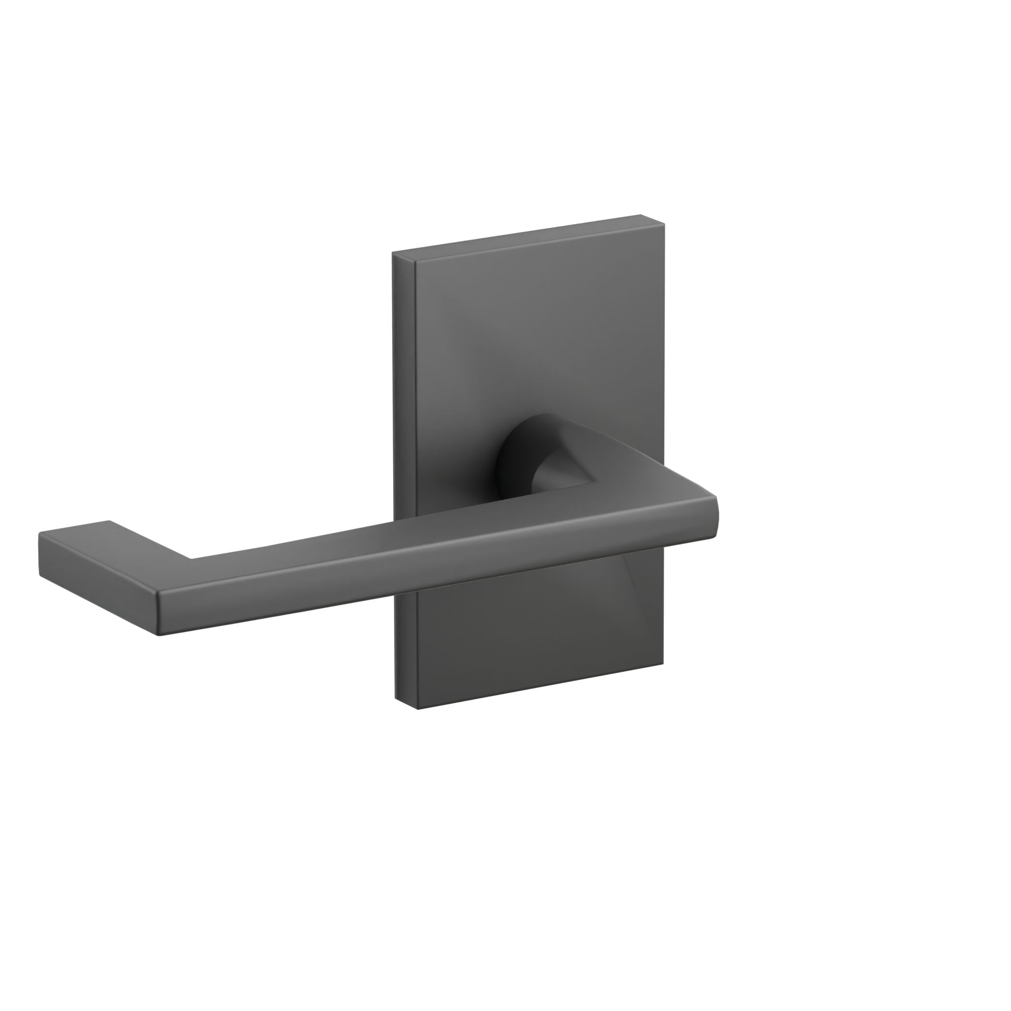 Emtek Argos Lever Set with Modern Rectangular Rosette