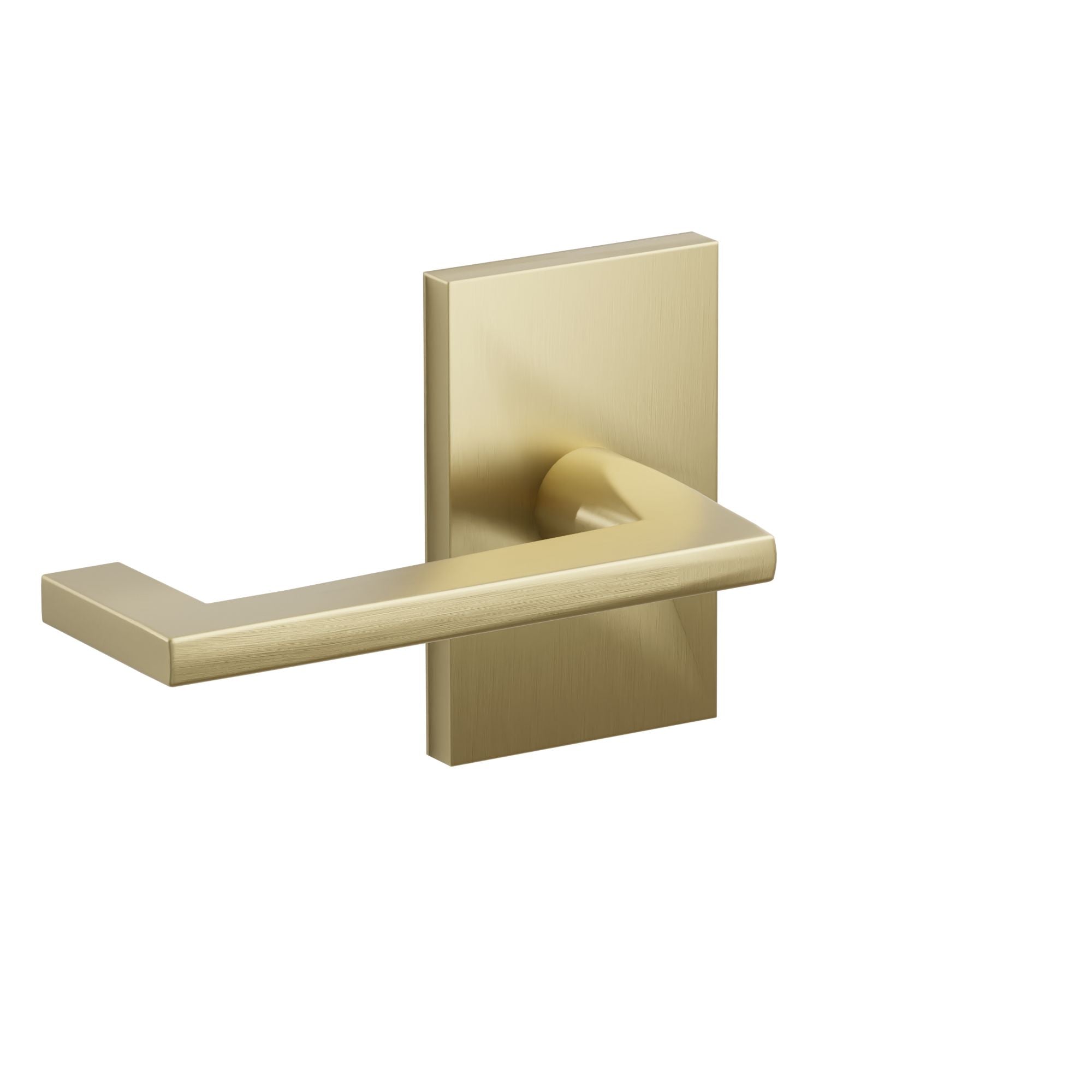 Emtek Argos Lever Set with Modern Rectangular Rosette