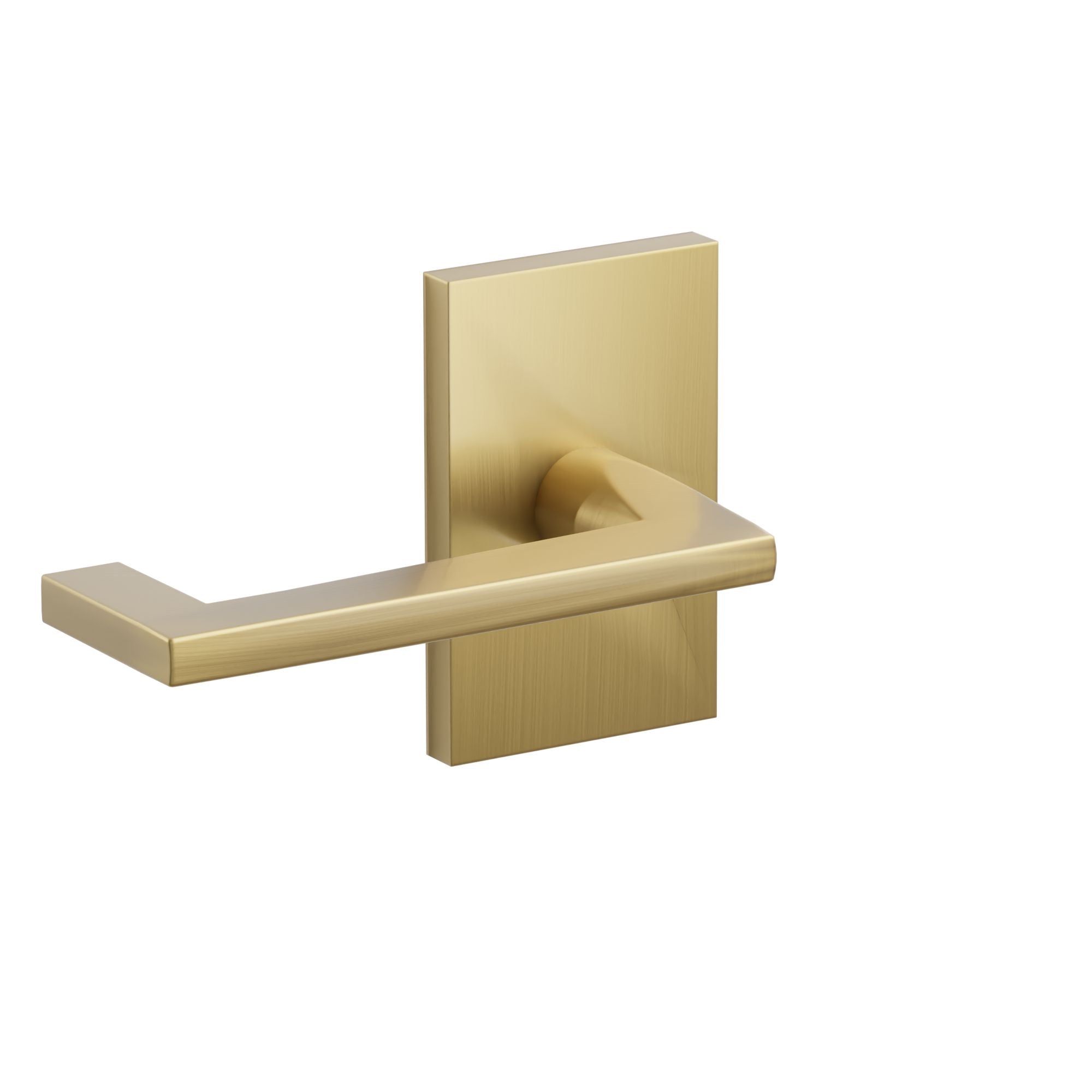 Emtek Argos Lever Set with Modern Rectangular Rosette